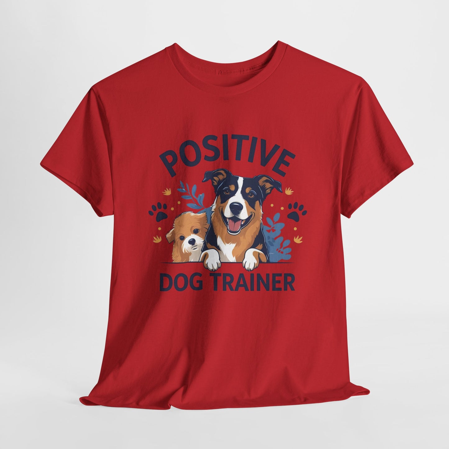Positive Dog Trainer Tee, Dog Lover Gift, Unisex Cotton T-Shirt, Pet Training Apparel, Animal Care, Casual Dog Shirt