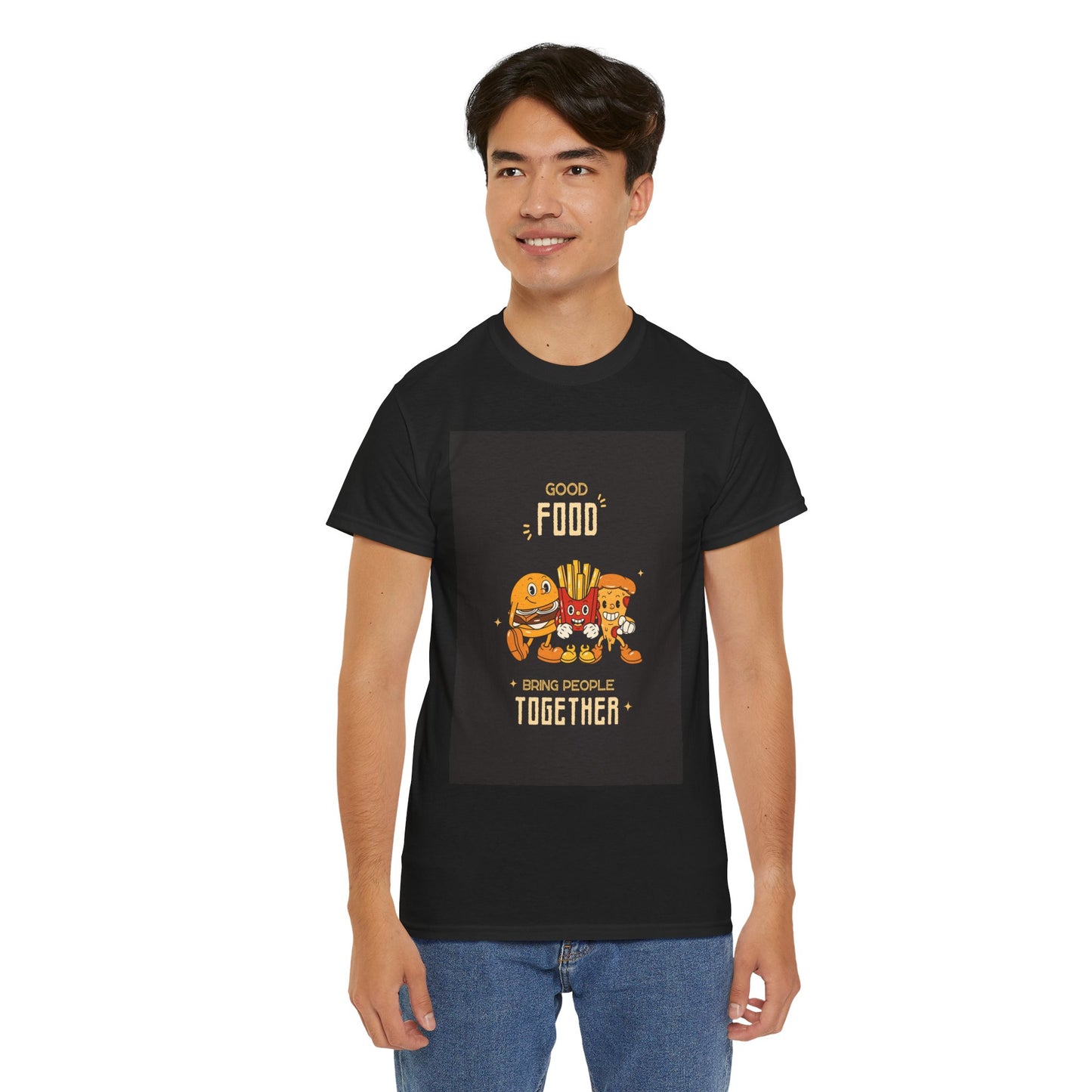 Good Food Unisex Tee | Fun Foodie Shirt, Gift for Food Lovers, Casual Wear, Kitchen Humor, BBQ Party