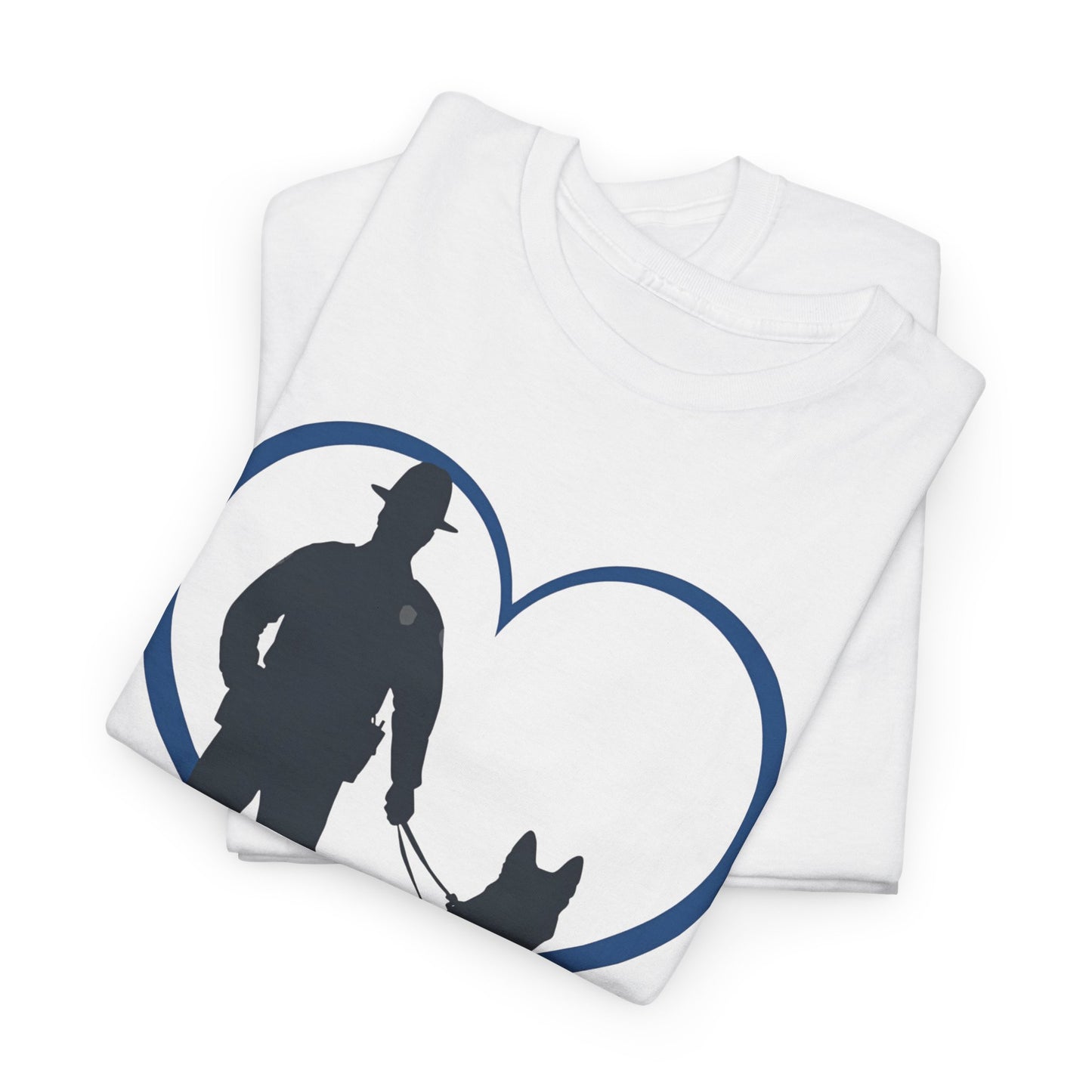 Heartfelt K-9 Unit Tee - Brothers In Duty | Police Officer Gift, Dog Lover Shirt, Law Enforcement Apparel