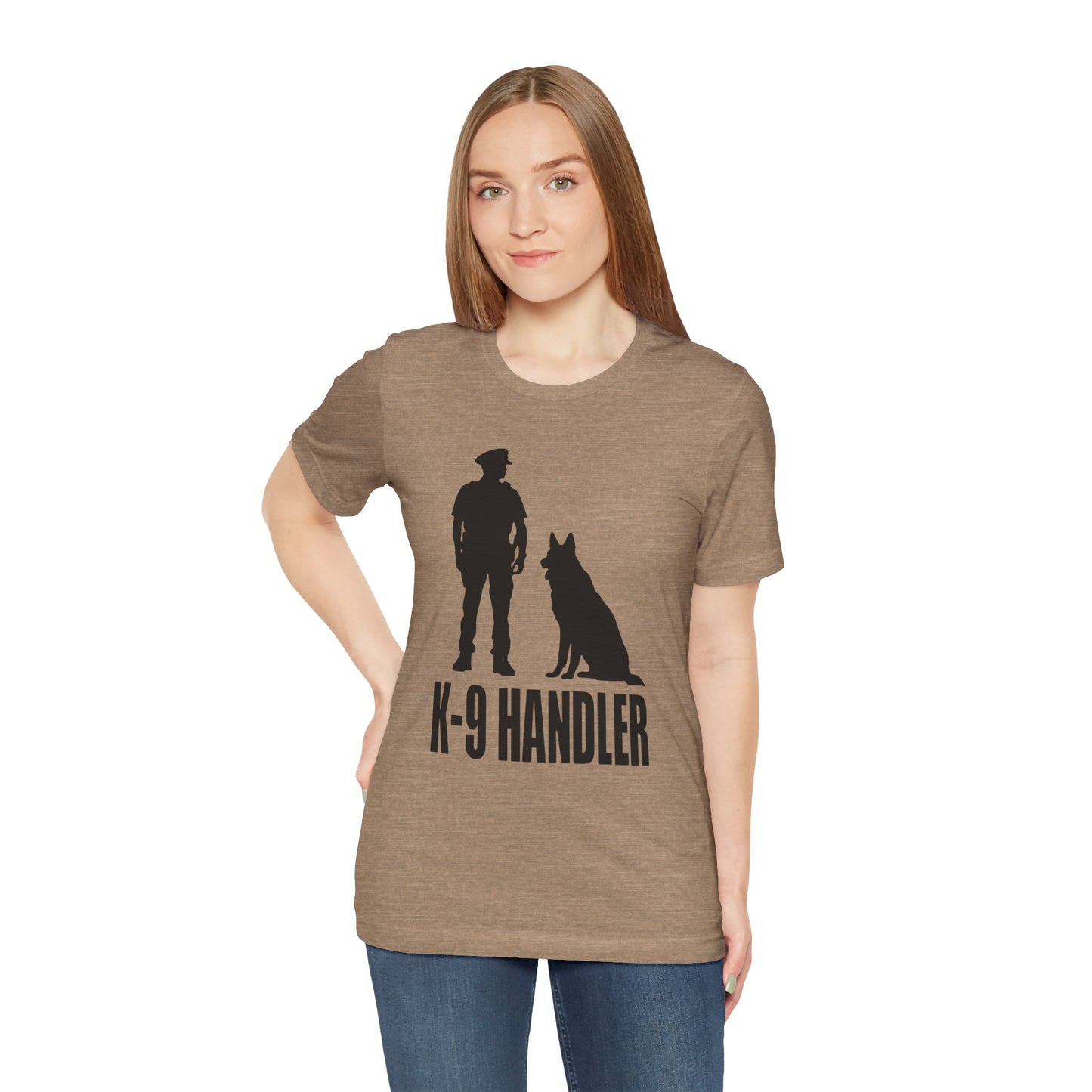 K9 Handler Unisex Tee, Dog Lover Gift, Pet Handler Shirt, Animal Advocate Apparel, Canine Enthusiast Top, Training Gear