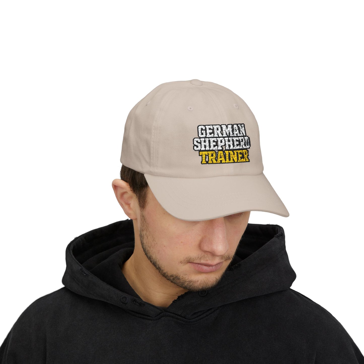 Embroidered German Shepherd Trainer Dad Cap | Perfect Gift for Dog Owners