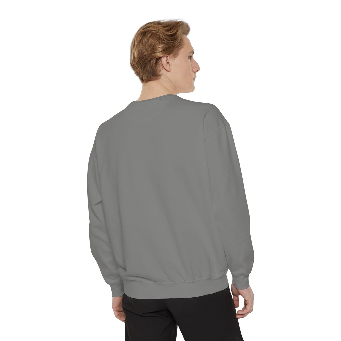 Unisex Dog Lover Sweatshirt With a Graphic of Cute German Shepherd Puppy Looking Upward