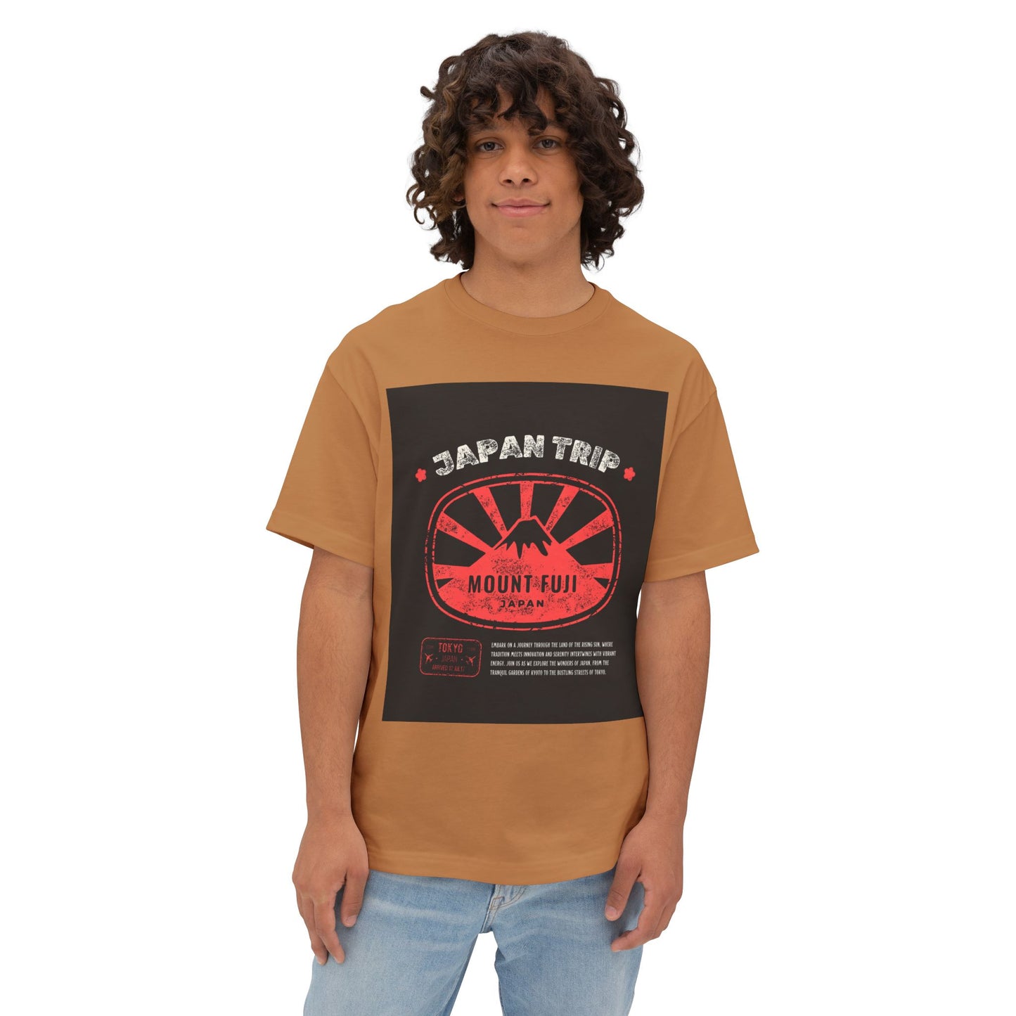 Japan Trip Oversized Tee, Travel Shirt, Unisex Graphic Tee, Mount Fuji Apparel, Casual Summer Top, Vacation Wear, Gift for Travelers
