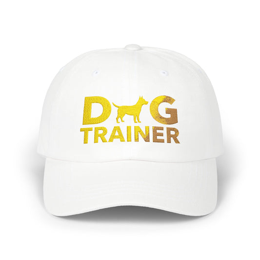 Dog Trainer Classic Dad Cap, Golden Embroidery Design, Pet Trainer Gift, Casual Wear