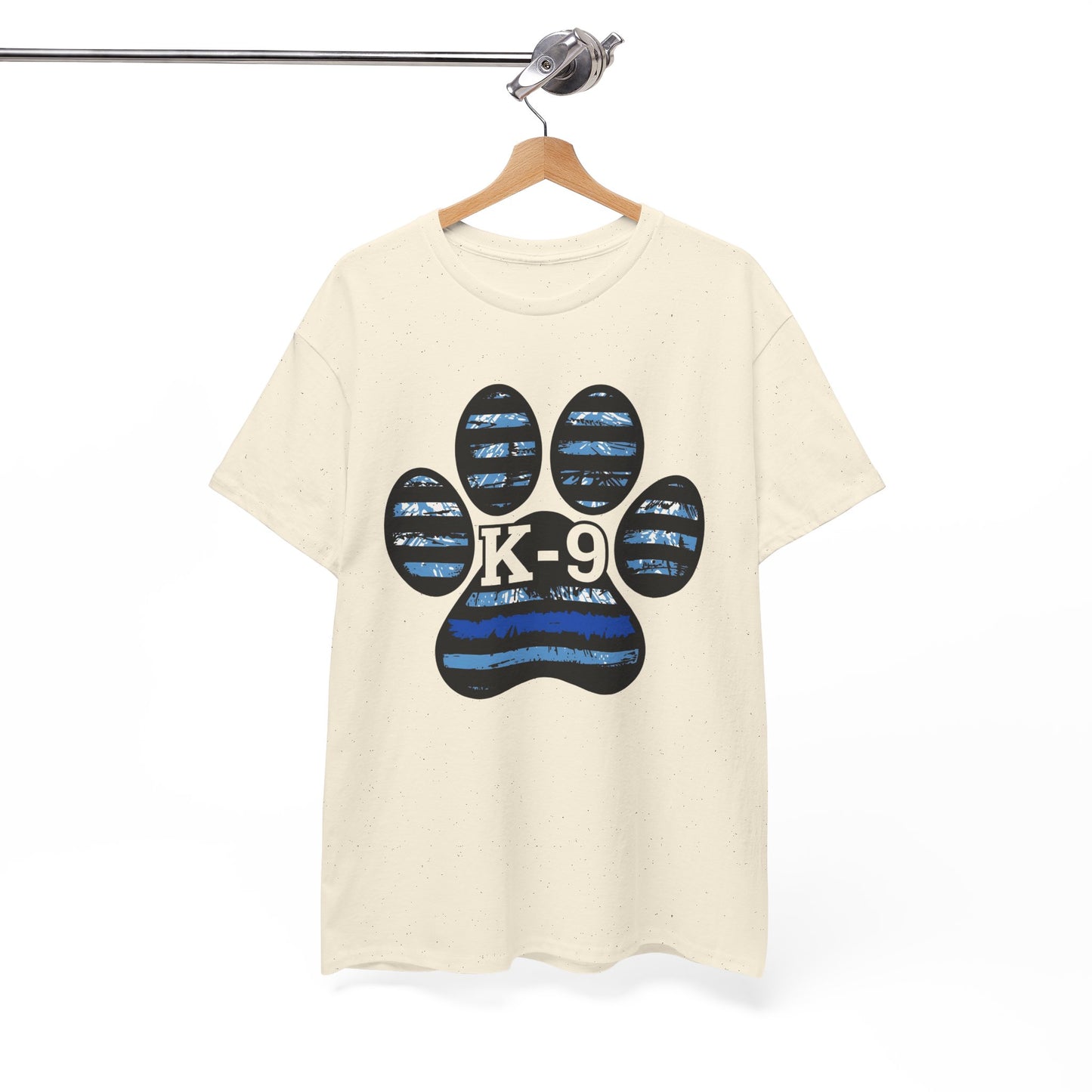 K-9 Paw Print Tee – Unisex Cotton Tee for Dog Lovers, Pet Owners, Animal Rescue Supporters