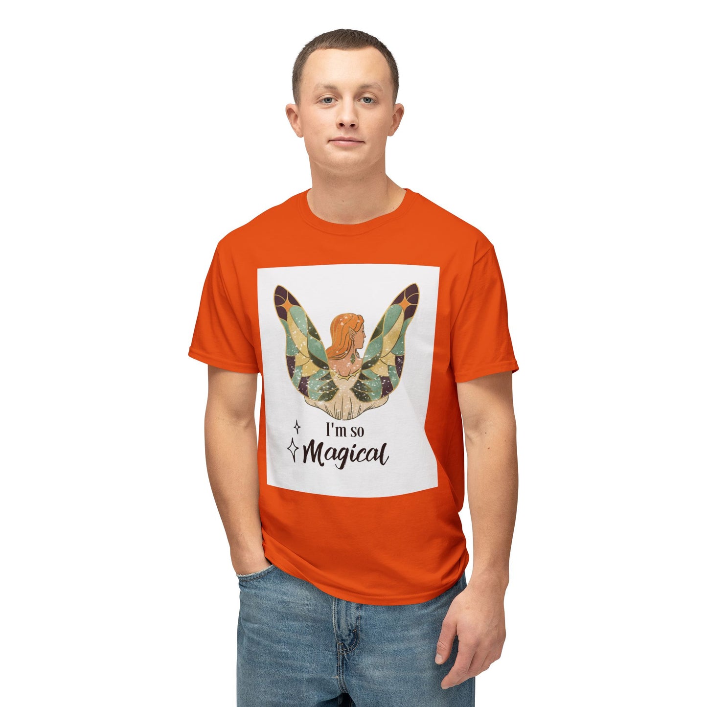 Woman Butterfly - I Am So Magical Unisex T-Shirt, Gift for Her, Cute Graphic Tee, Summer Fashion, Quote Shirt, Positive Vibes