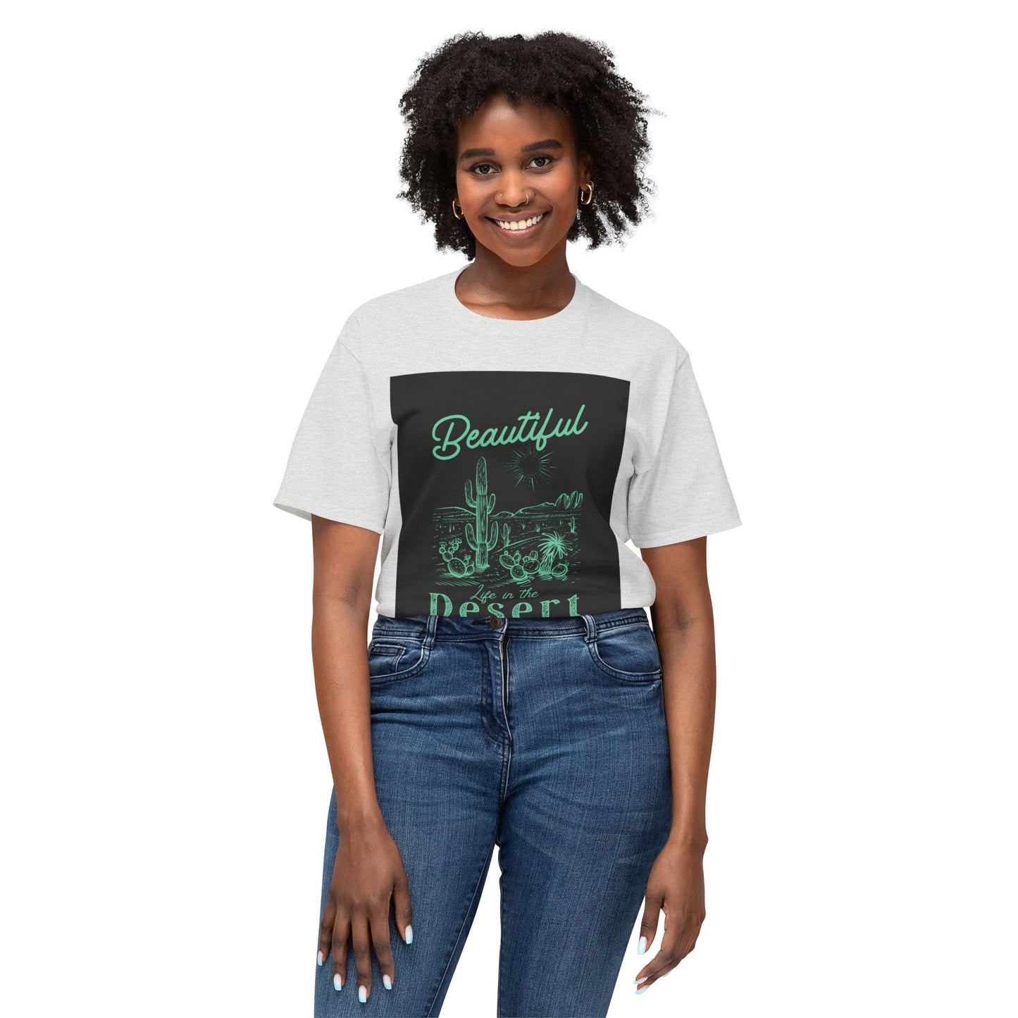 Beautiful Desert Unisex T-Shirt, Nature Lover Tee, Summer Vacation Apparel, Gift for Him/Her, Retro Graphic Shirt
