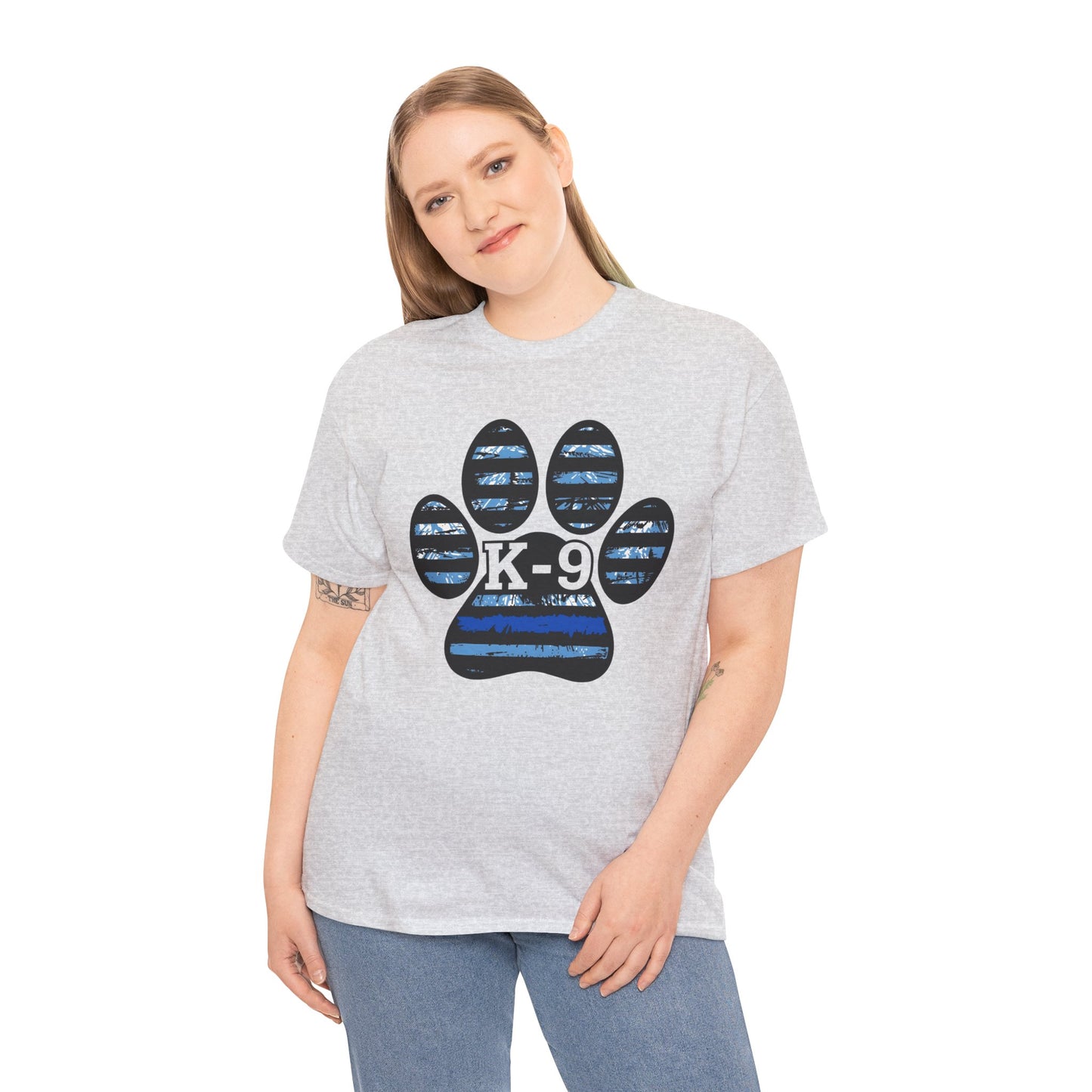 K-9 Paw Print Tee – Unisex Cotton Tee for Dog Lovers, Pet Owners, Animal Rescue Supporters