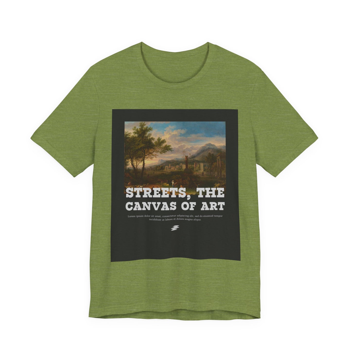 Artistic Graphic Tee - Streets, the Canvas of Art | Unisex Short Sleeve Shirt, Gift for Artists, Art Lovers, Casual Wear, Unique Gifts