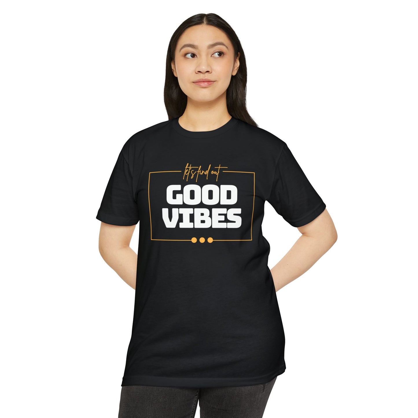Good Vibes Unisex CVC Jersey T-shirt, Casual Tee, Positive Messaging Shirt, Everyday Wear, Gift for Friends