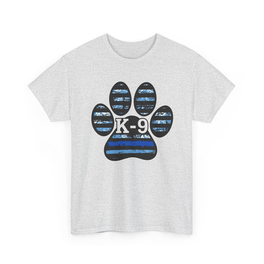 K-9 Paw Print Tee – Unisex Cotton Tee for Dog Lovers, Pet Owners, Animal Rescue Supporters