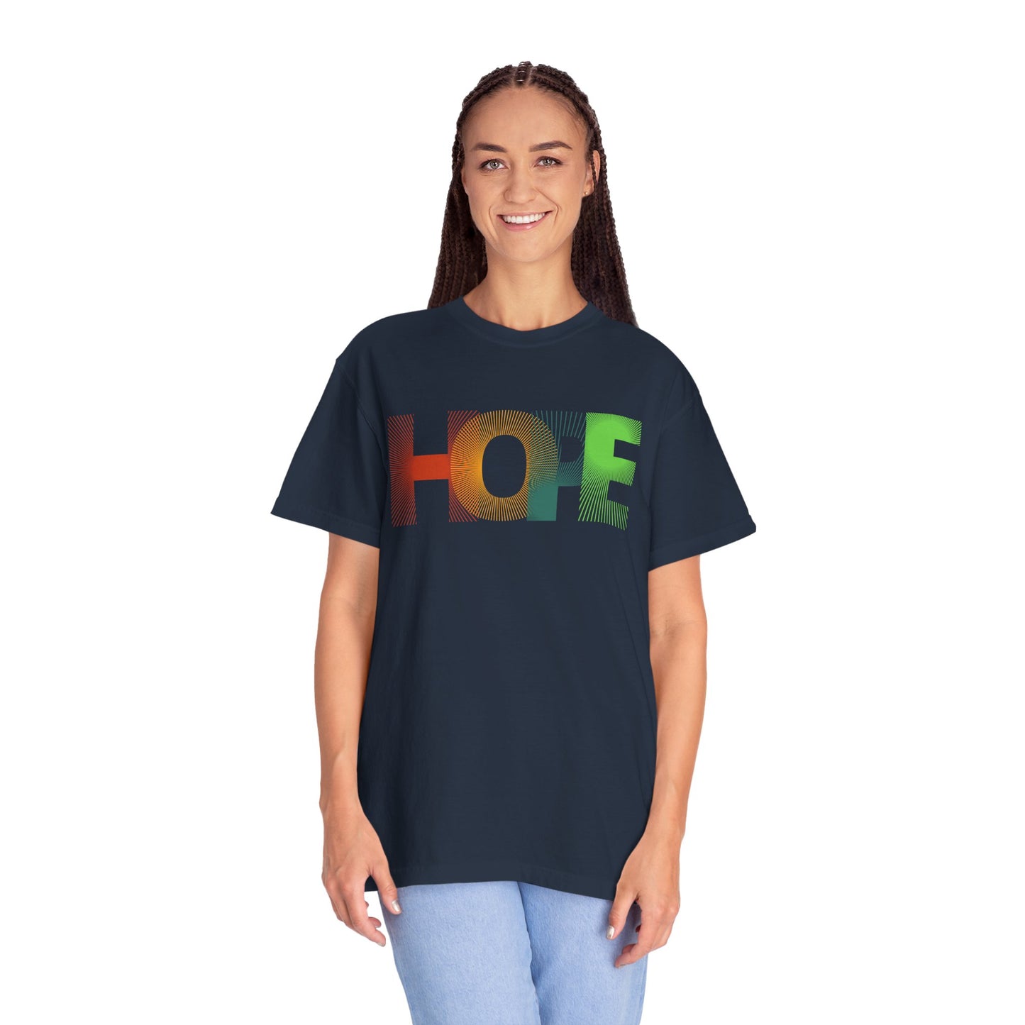 Hope Graphic Unisex T-Shirt - Colorful Inspirational Tee, Gift for Hope Enthusiasts, Casual Wear, Positive Vibes, Eco-Friendly Apparel