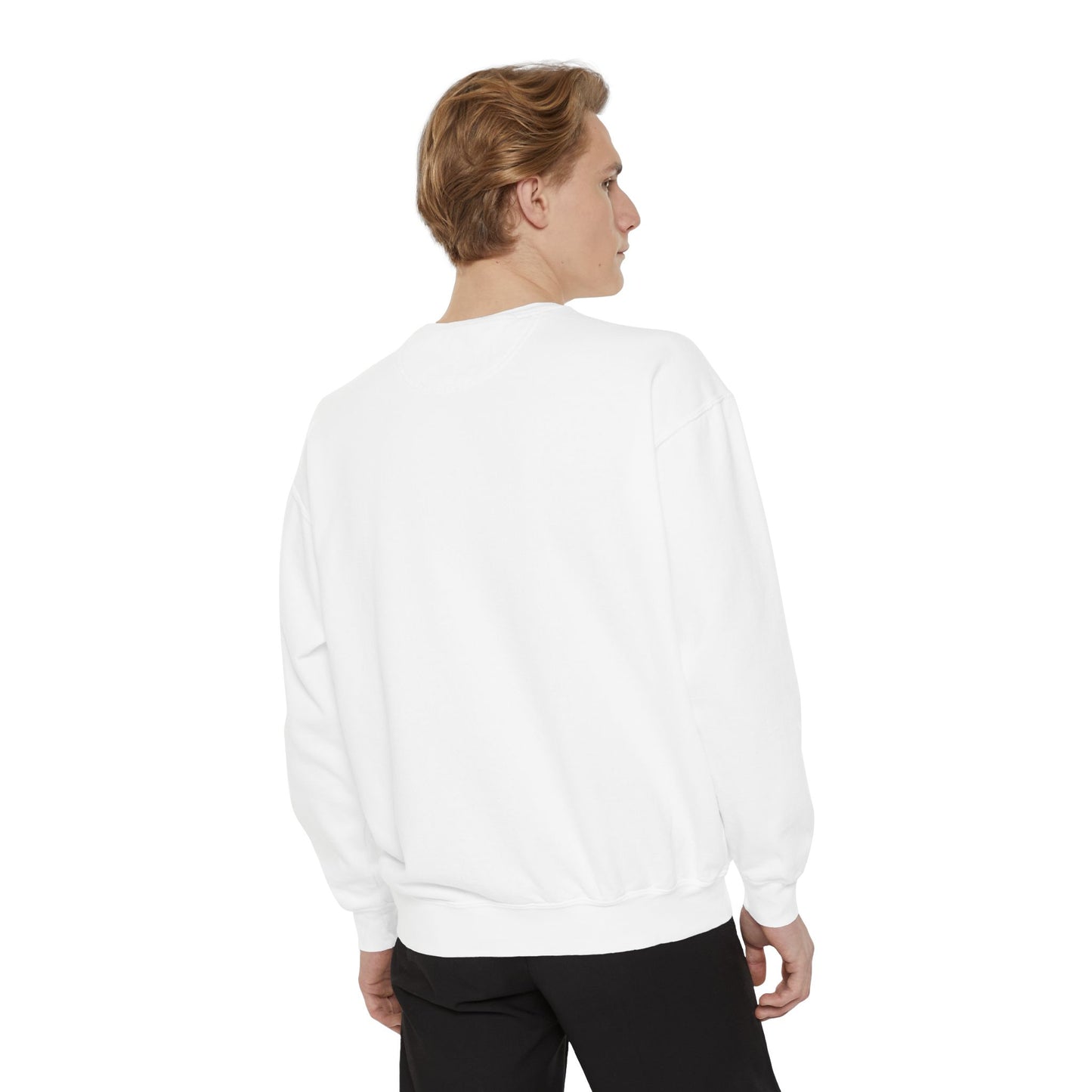 Unisex Dog Lover Sweatshirt With a Graphic of a German Shepherd Sloppily Standing