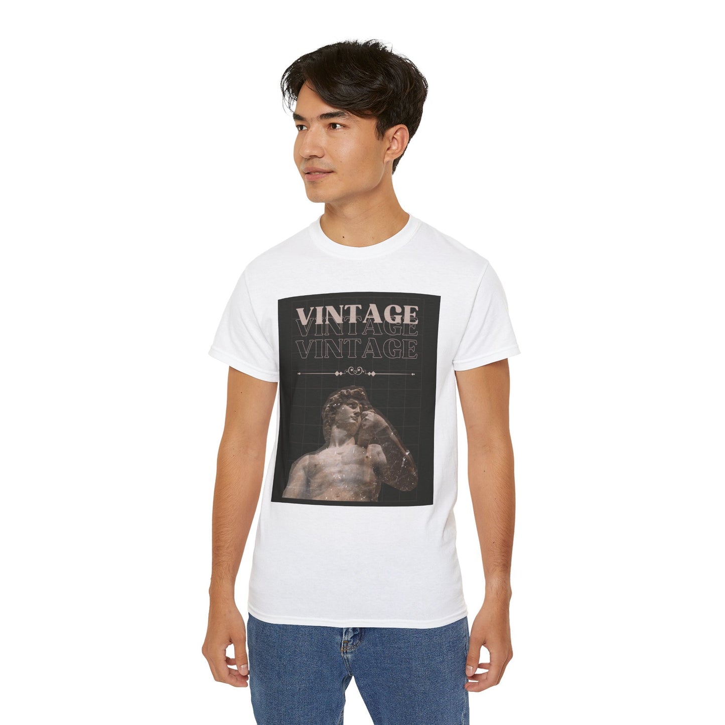 Vintage Ancient Roman Sculpture Art Unisex Tee, Retro Graphic T-Shirt, Casual Wear, Gift for Art Lovers, Unique Vintage Style Tee