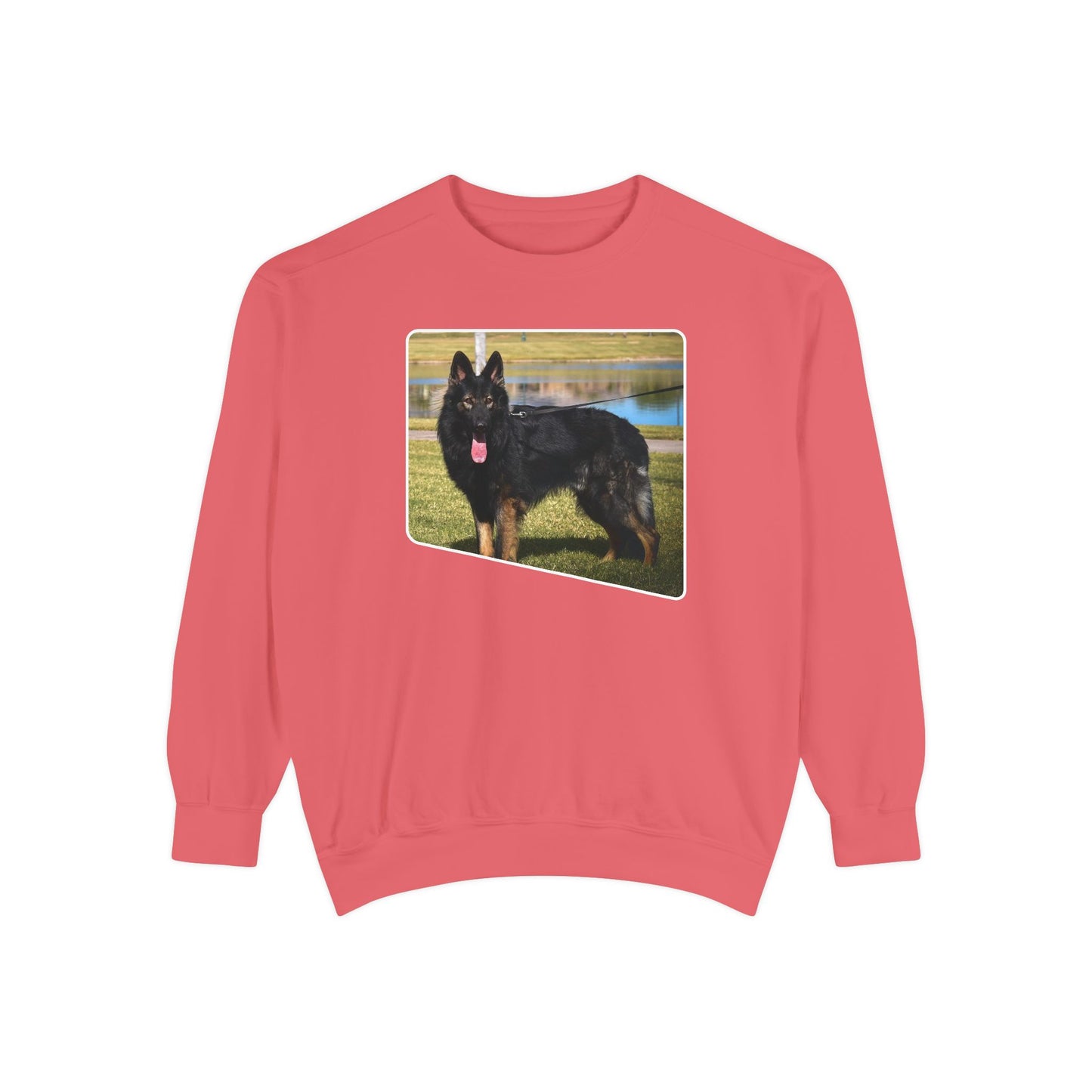Unisex Dog Lover Sweatshirt With an Old Fashioned Working Line German Shepherd