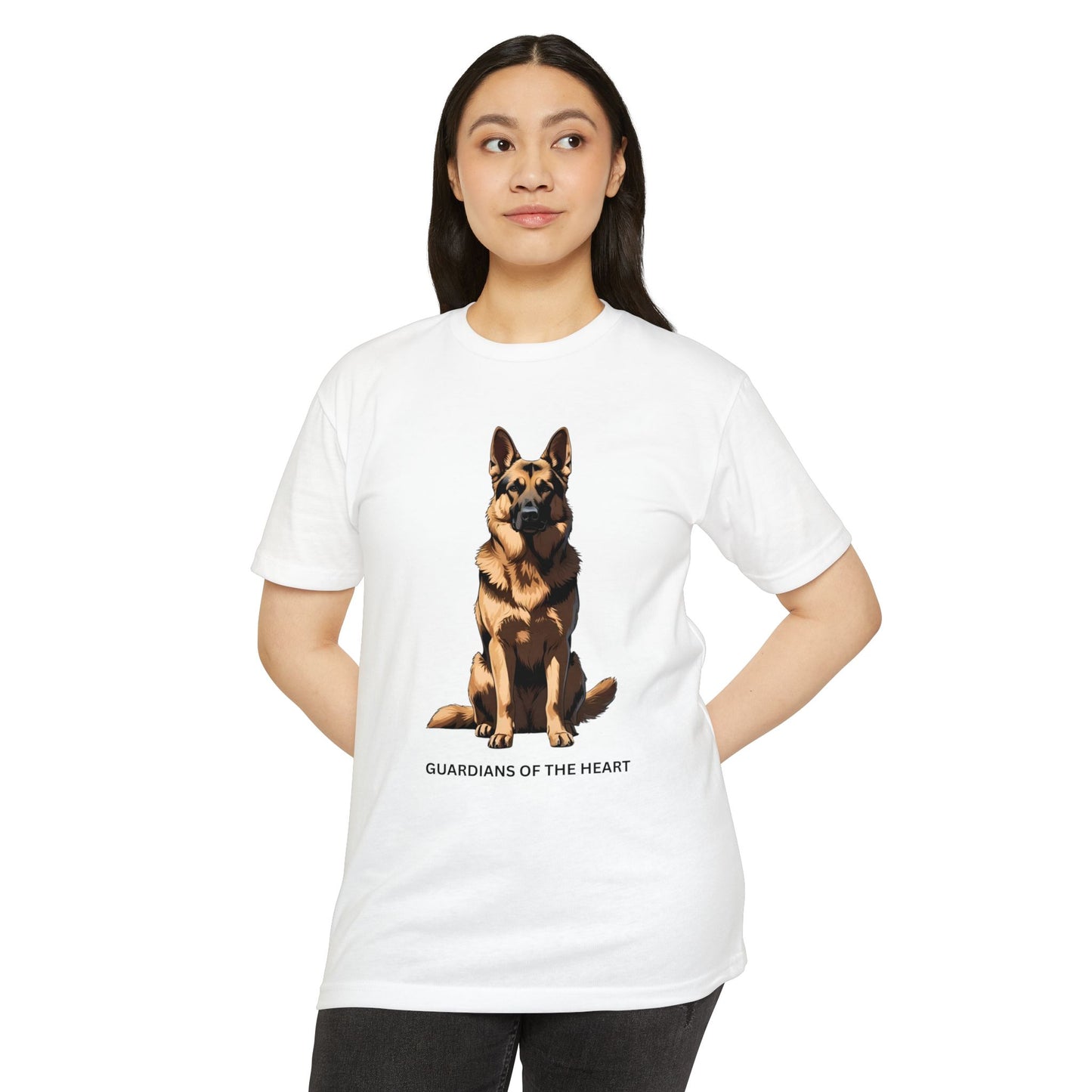 Guardians of the Heart German Shepherd T-Shirt, Unisex Dog Lover Tee, Gift for Pet Lovers, Casual Everyday Wear