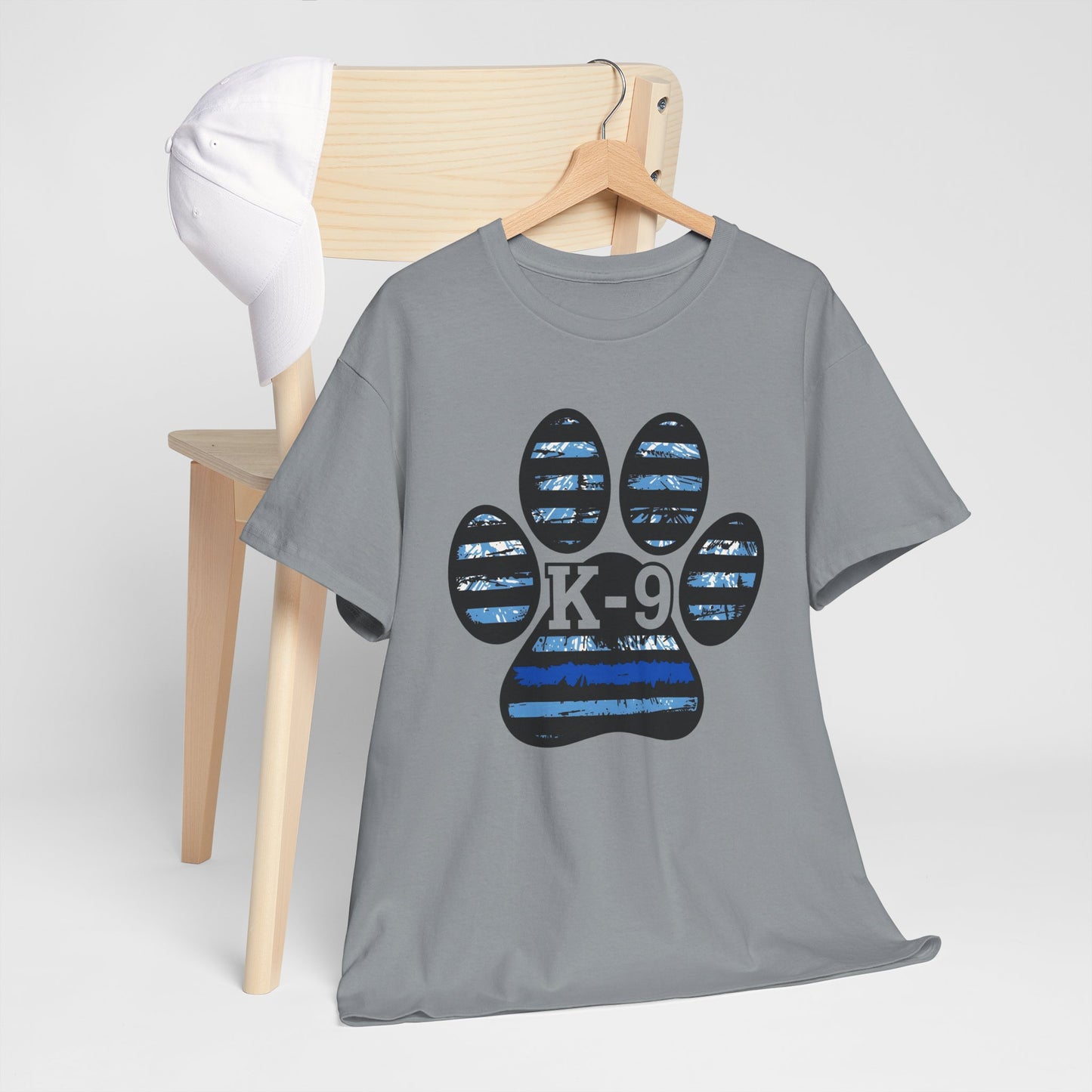 K-9 Paw Print Tee – Unisex Cotton Tee for Dog Lovers, Pet Owners, Animal Rescue Supporters