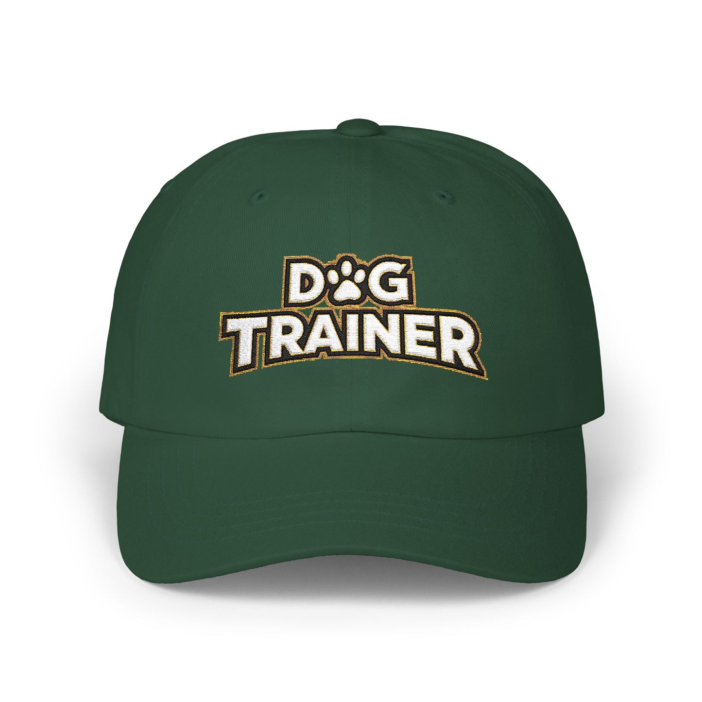 Embroidered Dog Trainer Classic Dad Cap, Adjustable Baseball Cap, Dog Owner Accessory
