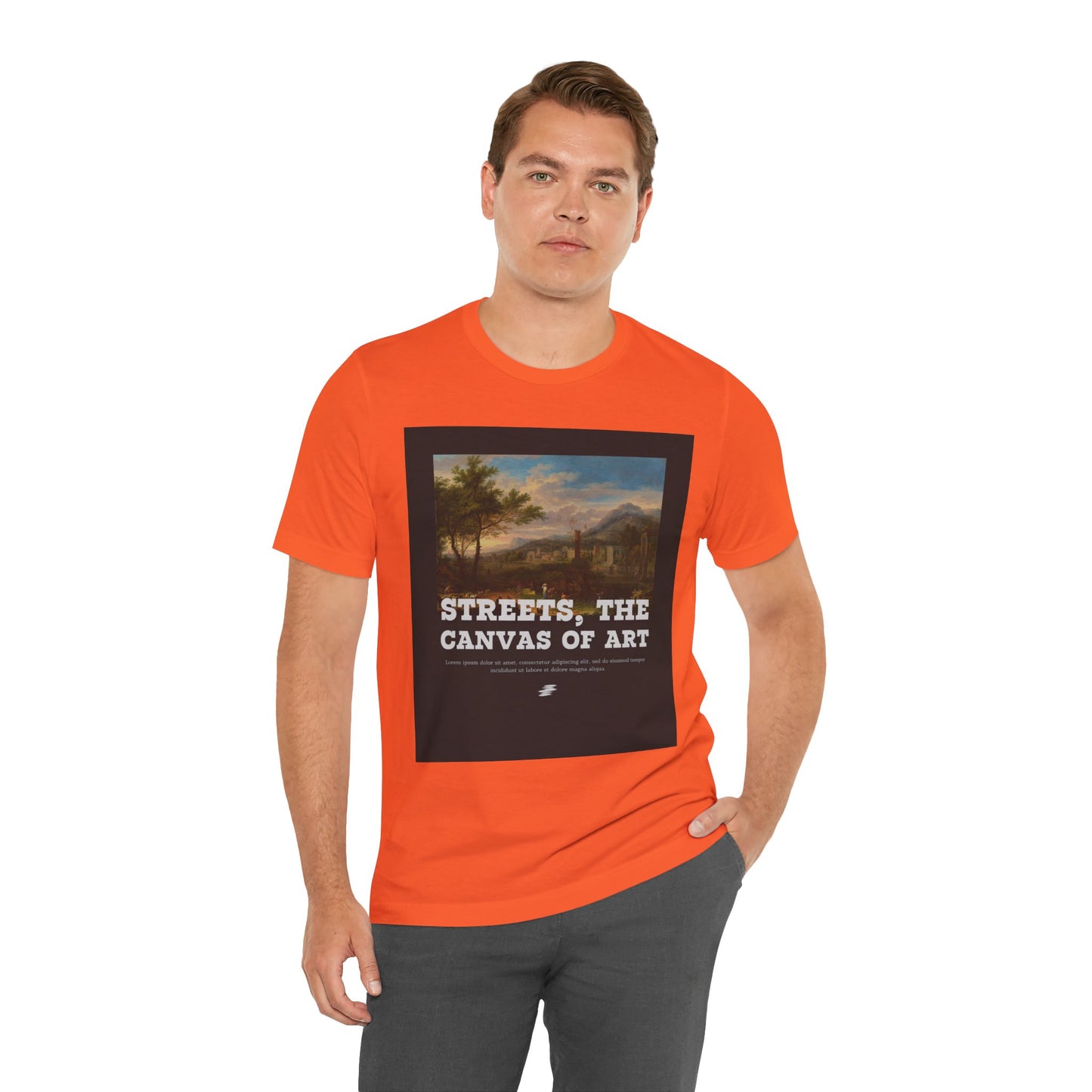 Artistic Graphic Tee - Streets, the Canvas of Art | Unisex Short Sleeve Shirt, Gift for Artists, Art Lovers, Casual Wear, Unique Gifts