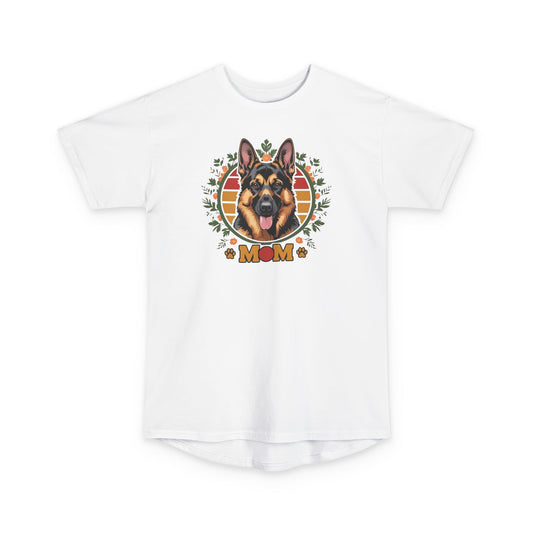 German Shepherd Mom Long Body Urban Tee, Pet Lover Shirt, Casual Dog Lover Tee, Gift for Dog Moms, Animal Rescue Tee
