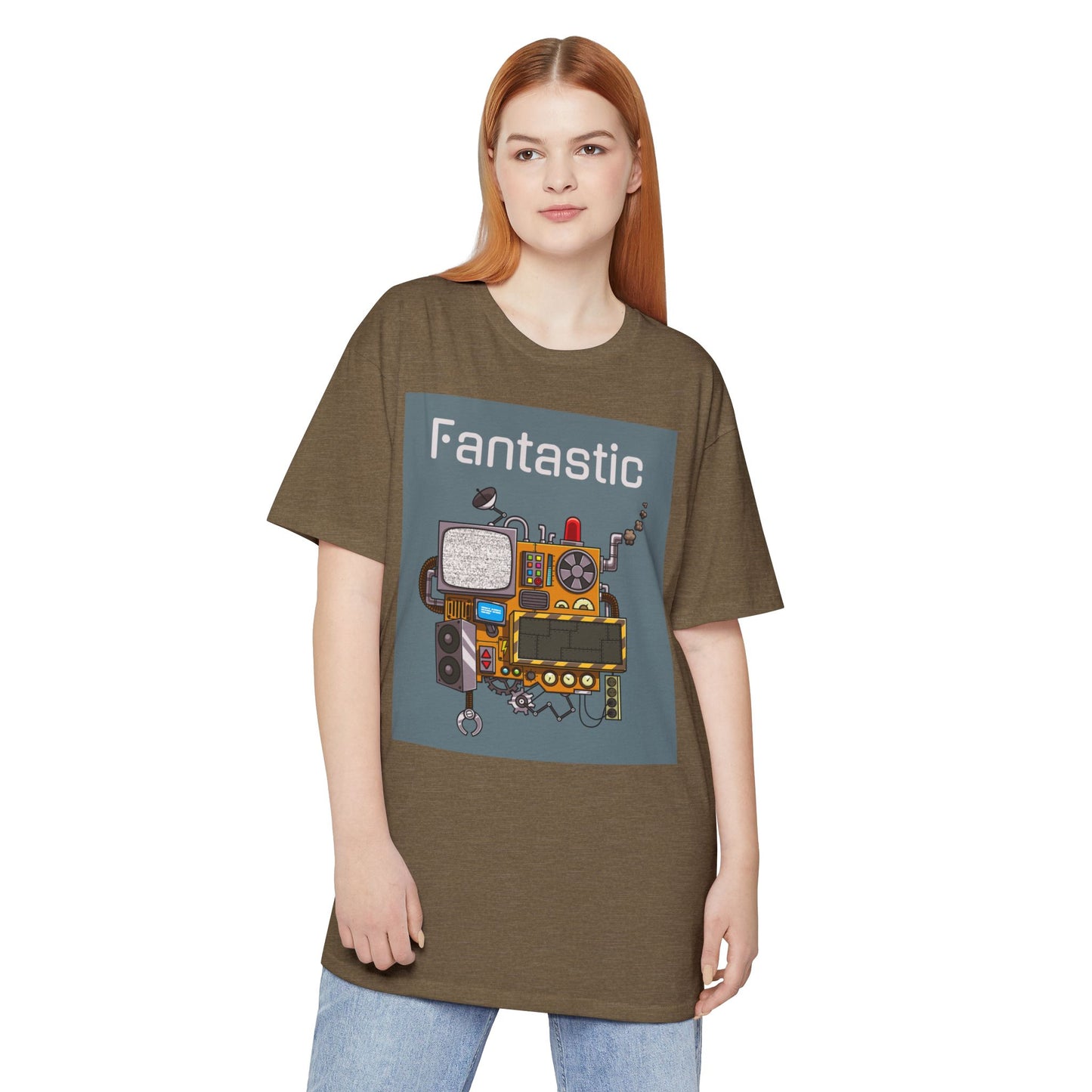 Fantastic Vibe Unisex Long Body Urban Tee, Streetwear, Graphic Tee, Gift for Music Lovers, Casual Wear, Unique Fashion Statement