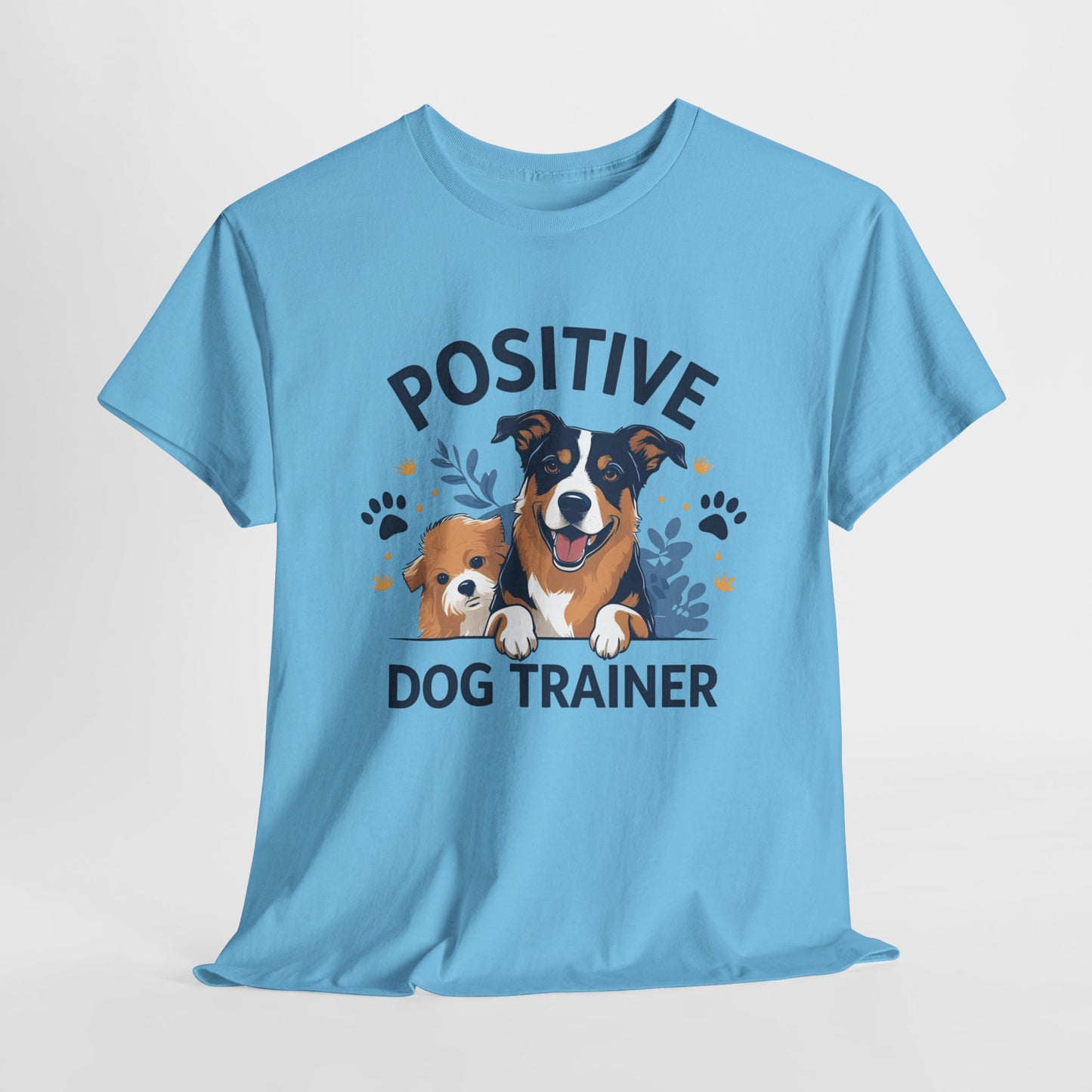 Positive Dog Trainer Tee, Dog Lover Gift, Unisex Cotton T-Shirt, Pet Training Apparel, Animal Care, Casual Dog Shirt