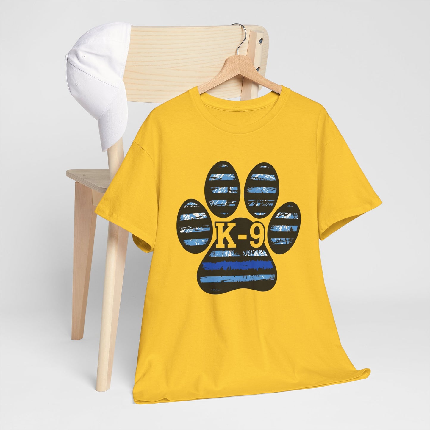K-9 Paw Print Tee – Unisex Cotton Tee for Dog Lovers, Pet Owners, Animal Rescue Supporters
