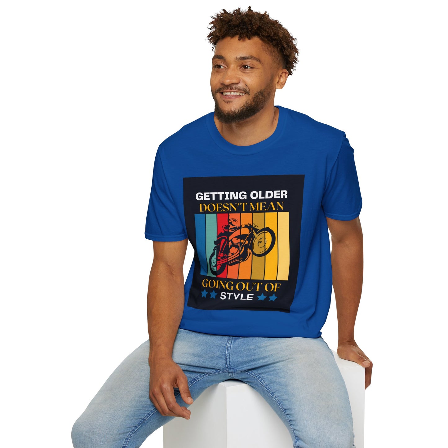 Vintage Motorcycle T-Shirt - Fun Gift for Bikers, Birthday, Unisex Apparel, Casual Wear, Fashion Statement