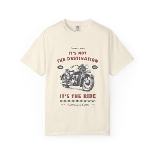 Vintage Motorcycle Ride T-Shirt - It's Not The Destination It's The Ride, Gift for Bikers, Adventure Clothing, Road Trip Outfit