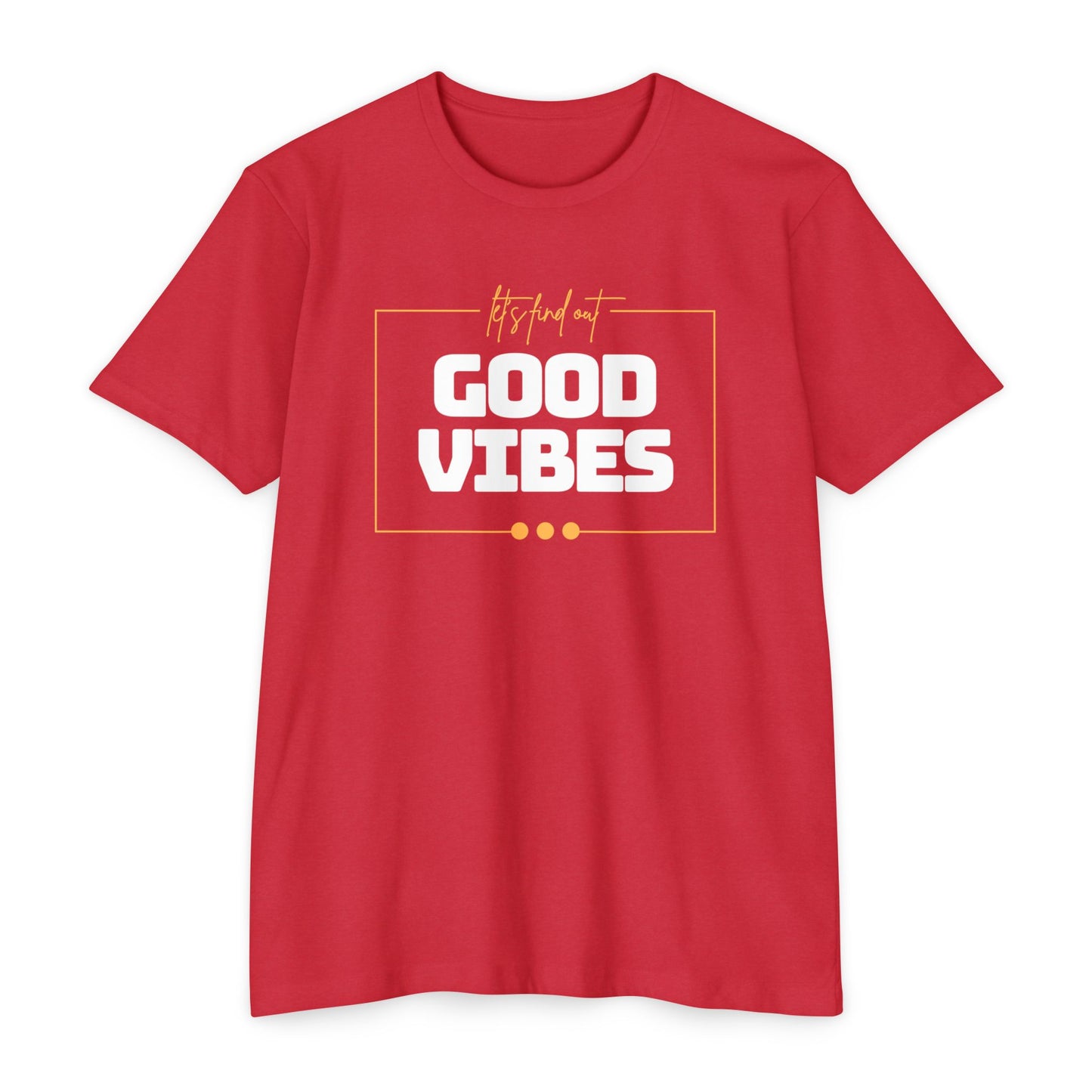 Good Vibes Unisex CVC Jersey T-shirt, Casual Tee, Positive Messaging Shirt, Everyday Wear, Gift for Friends