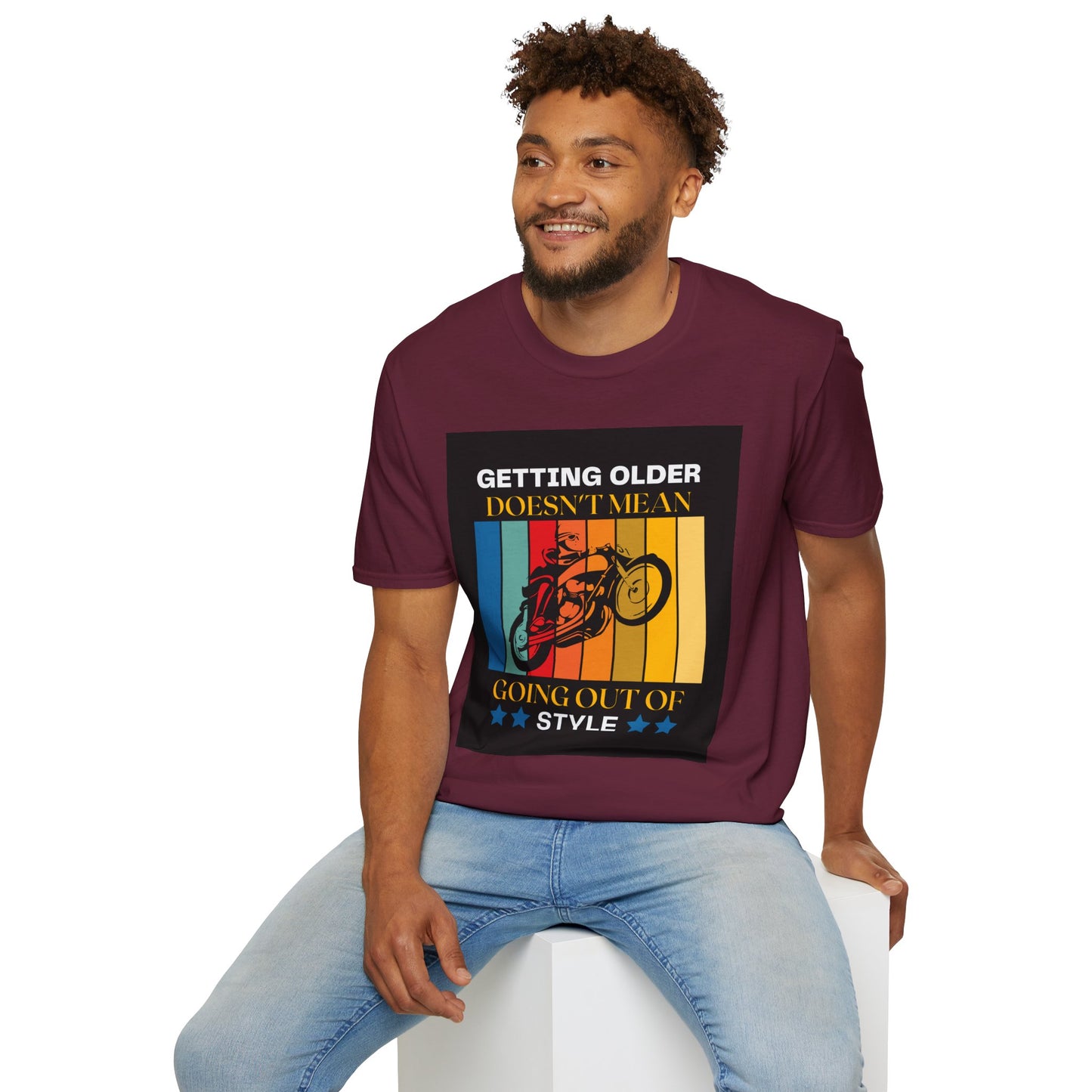 Vintage Motorcycle T-Shirt - Fun Gift for Bikers, Birthday, Unisex Apparel, Casual Wear, Fashion Statement