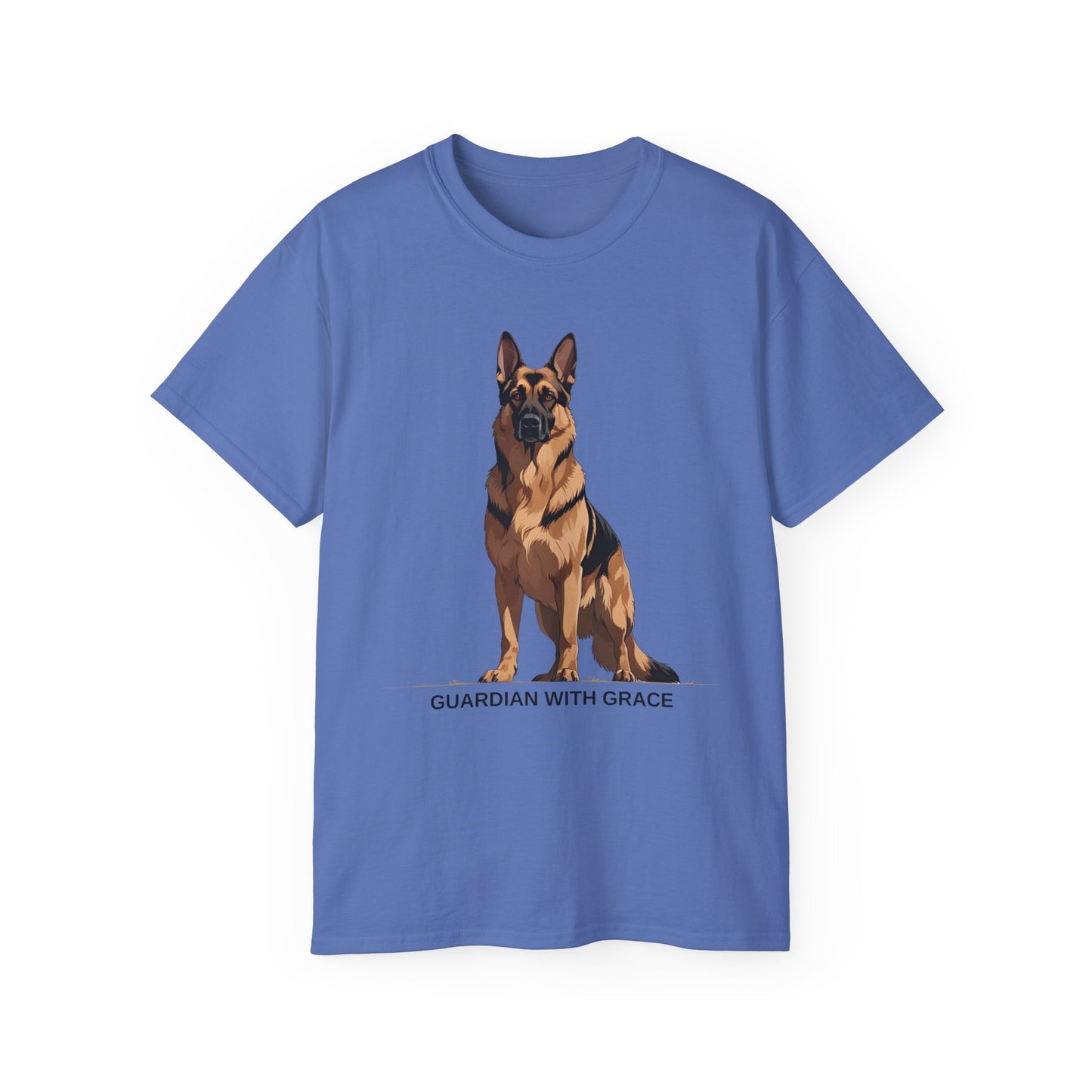 German Shepherd Guardian Tee - Unisex Ultra Cotton Shirt, Dog Lover Gift, Animal Spirit Apparel, Pet Memorial, Birthday Tee, Casual Wear