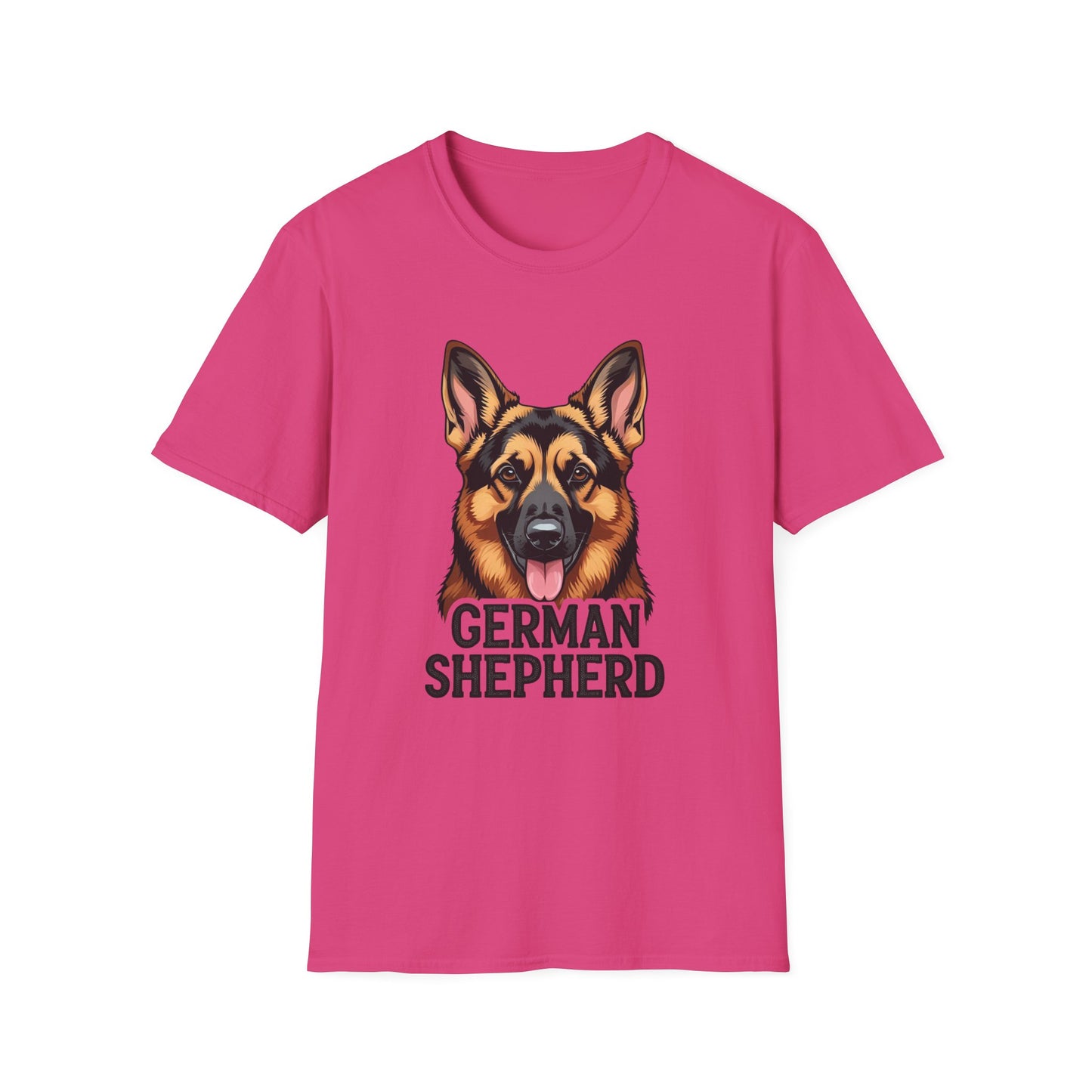 German Shepherd Unisex T-Shirt, Dog Lover Gift, Pet Parent Apparel, Cute Animal Shirt, Birthday Gift Idea, Casual Wear