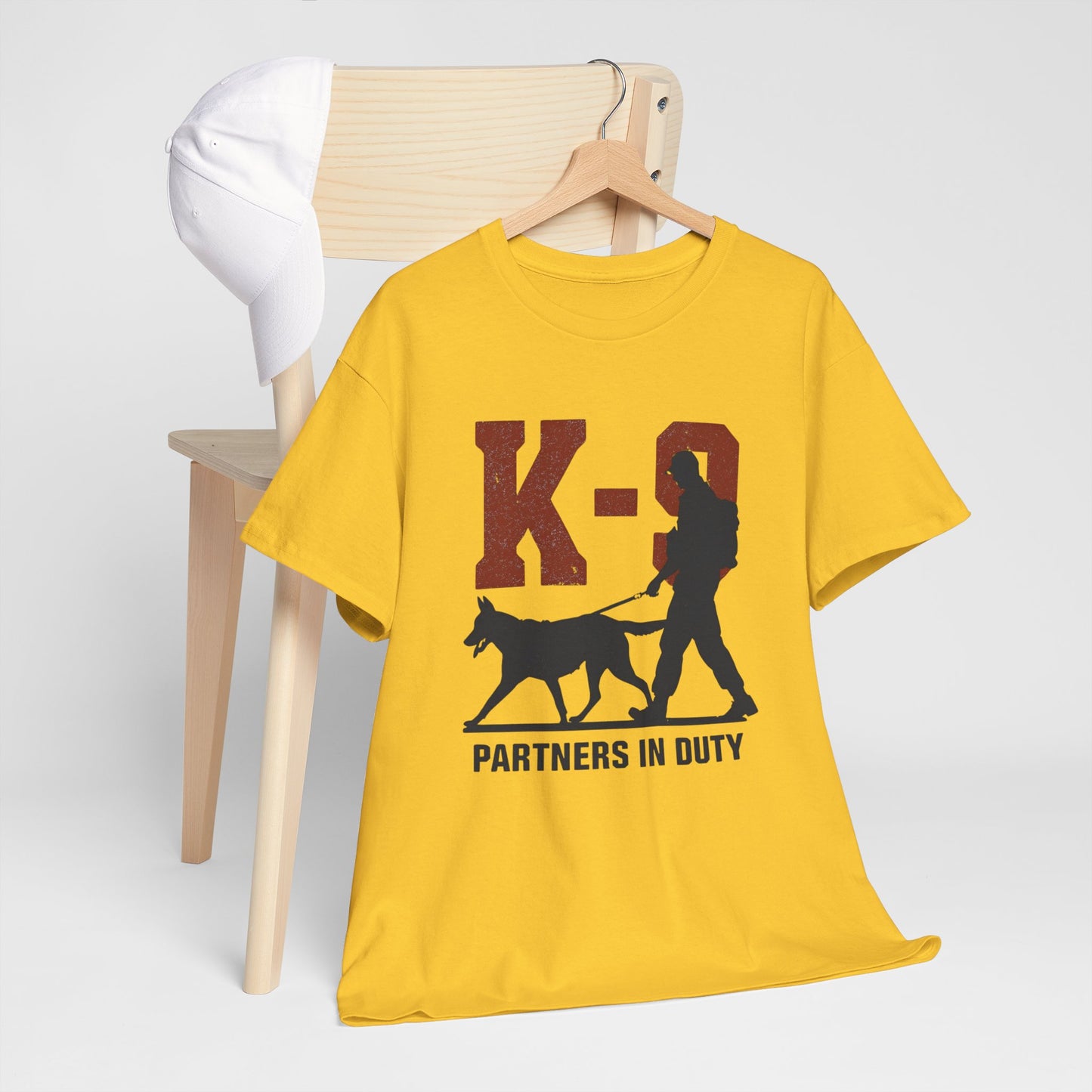K-9 Partners in Duty Tee, Dog Handler T-Shirt, Dog Lover Tee, Police Dog Apparel, Dog Owner T-Shirt