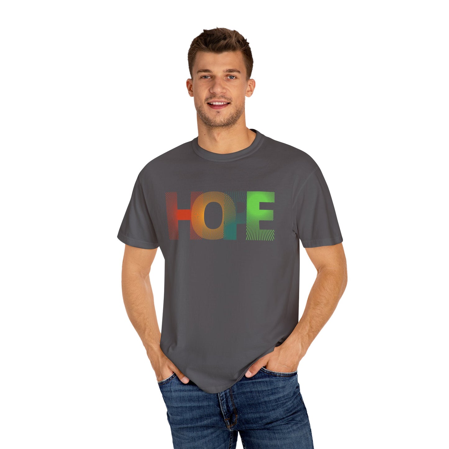 Hope Graphic Unisex T-Shirt - Colorful Inspirational Tee, Gift for Hope Enthusiasts, Casual Wear, Positive Vibes, Eco-Friendly Apparel
