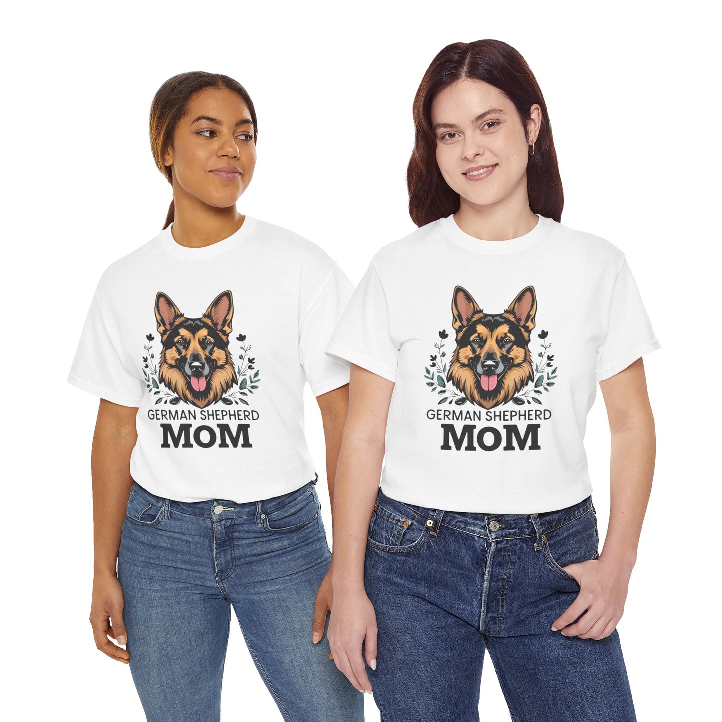German Shepherd Mom Tee - Perfect Gift for Dog Lovers, Animal Lovers, Pet Parenthood, Birthday, Mother's Day