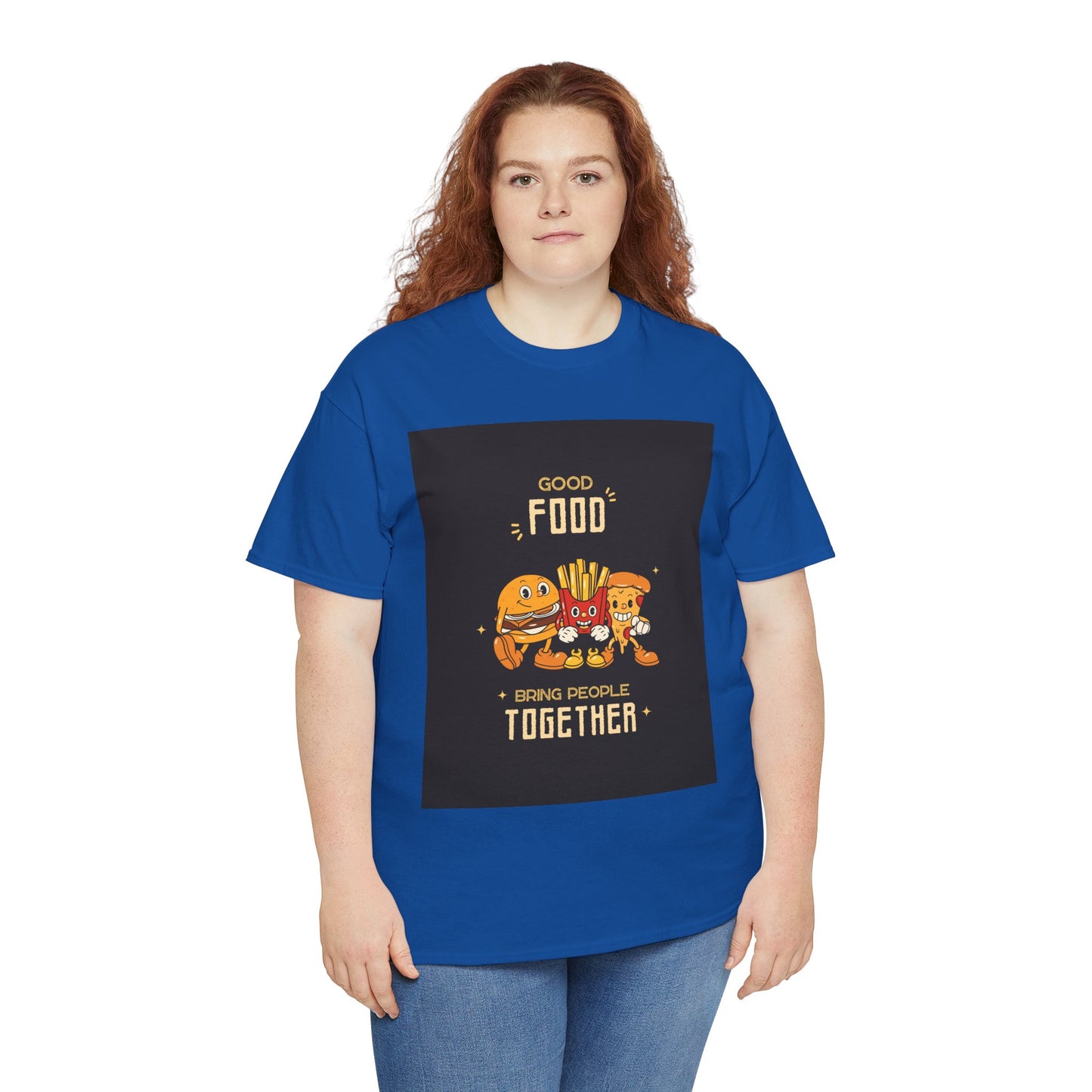 Good Food Unisex Tee | Fun Foodie Shirt, Gift for Food Lovers, Casual Wear, Kitchen Humor, BBQ Party