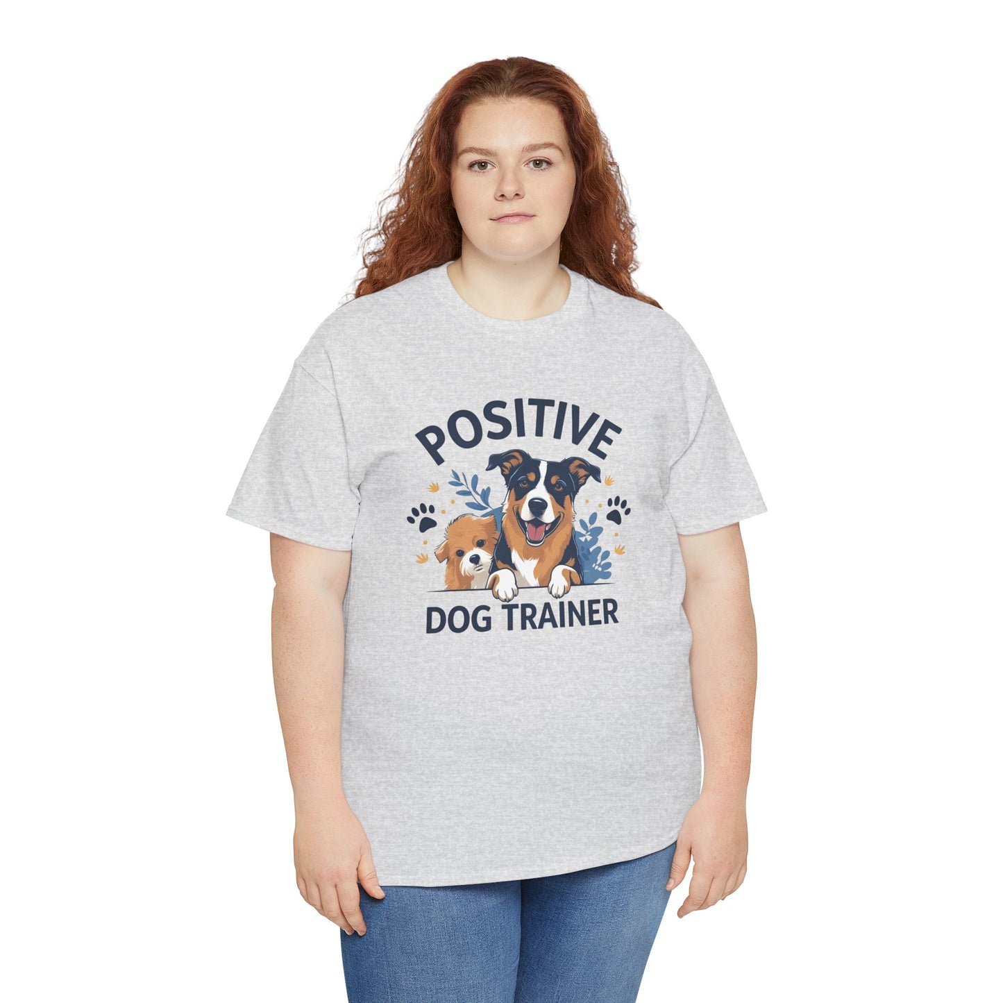 Positive Dog Trainer Tee, Dog Lover Gift, Unisex Cotton T-Shirt, Pet Training Apparel, Animal Care, Casual Dog Shirt
