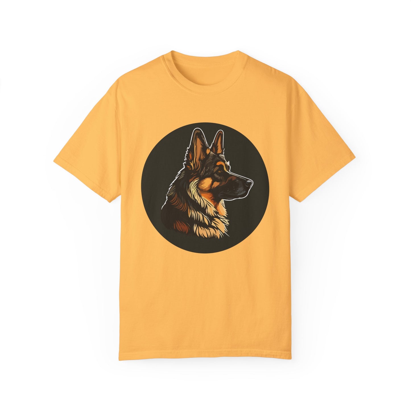 Unisex T-Shirt With Close Up Graphic of German Shepherd | Casual Pet Apparel