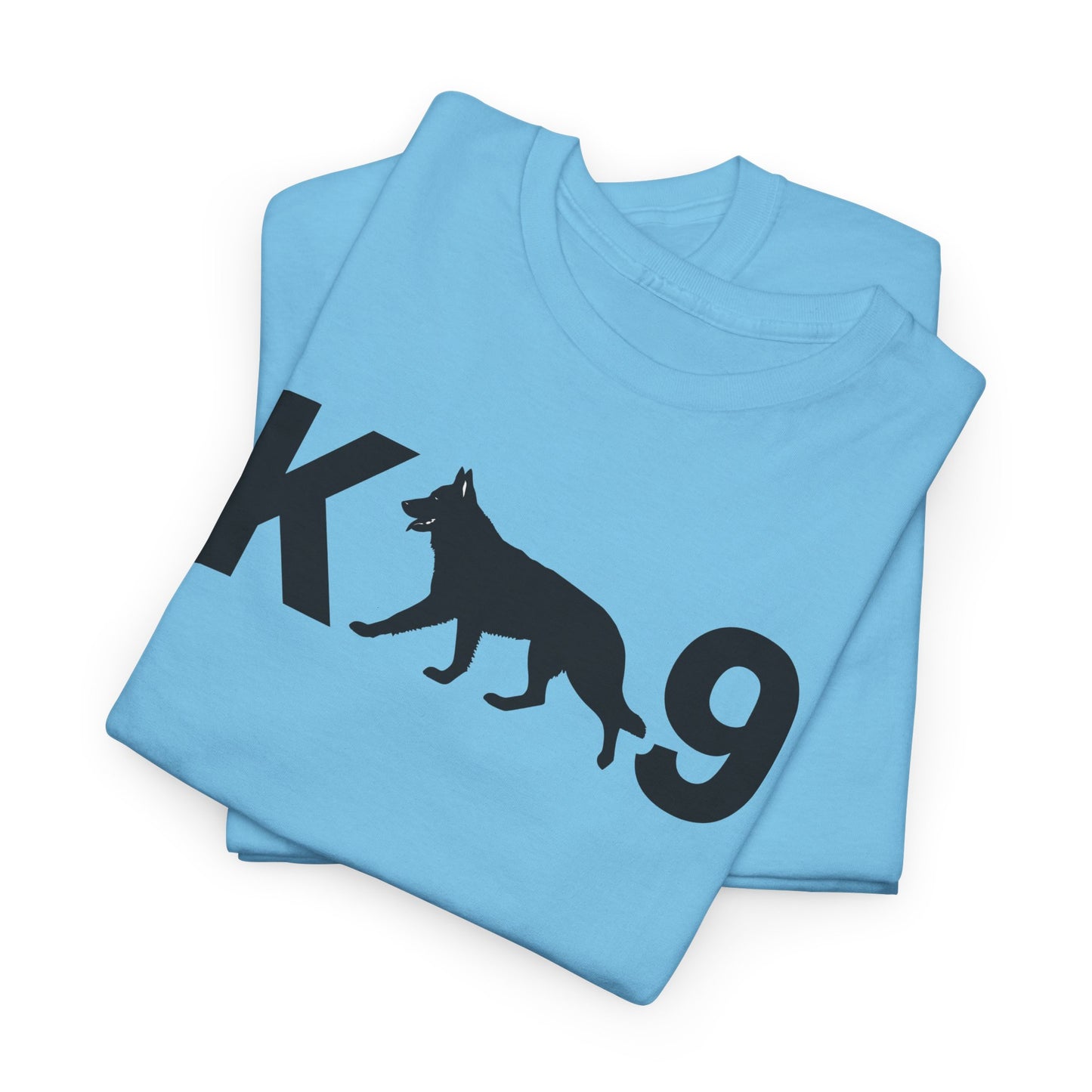 Black German Shepherd K9 Unisex Heavy Cotton Tee - Perfect for Dog Lovers, Pet Owners