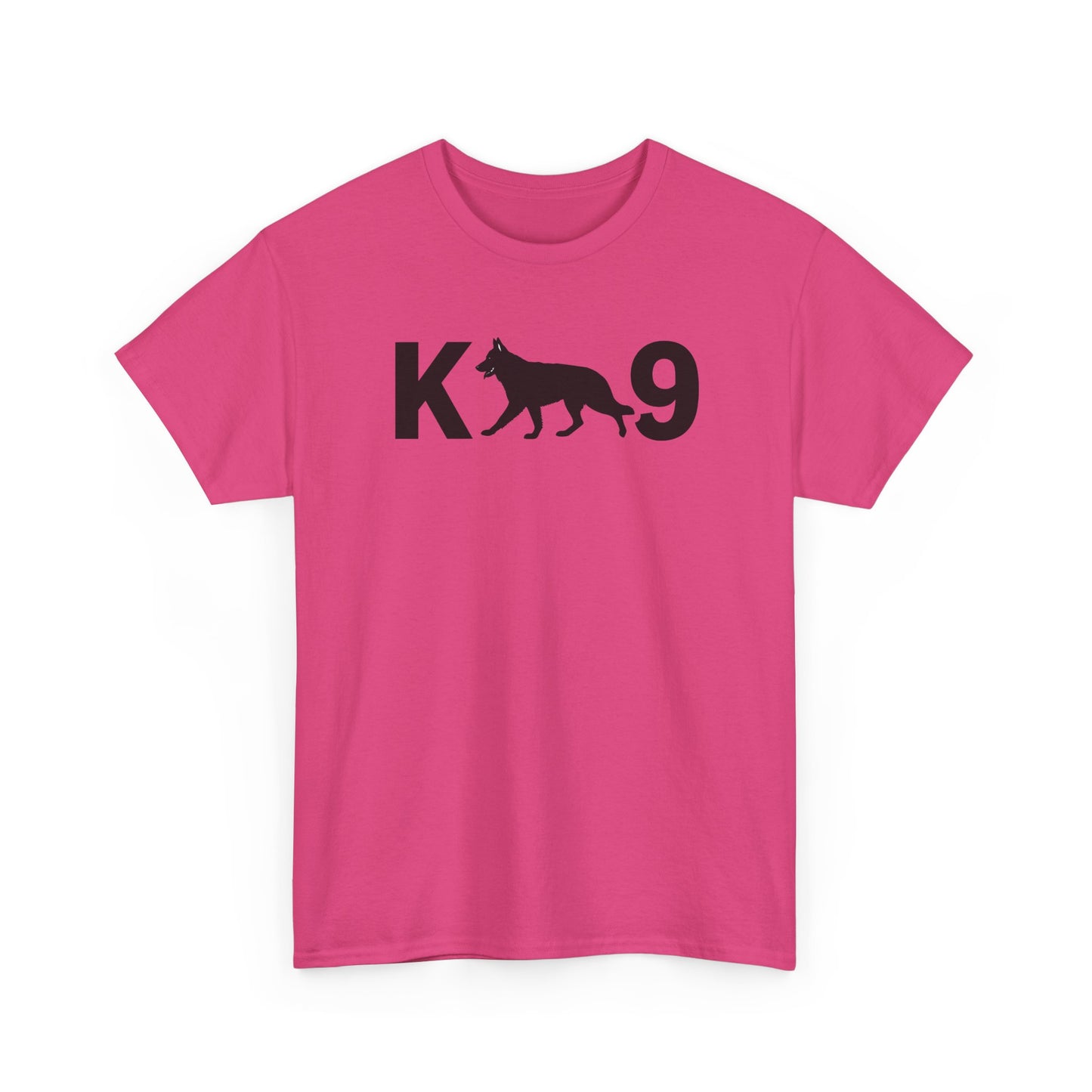 Black German Shepherd K9 Unisex Heavy Cotton Tee - Perfect for Dog Lovers, Pet Owners