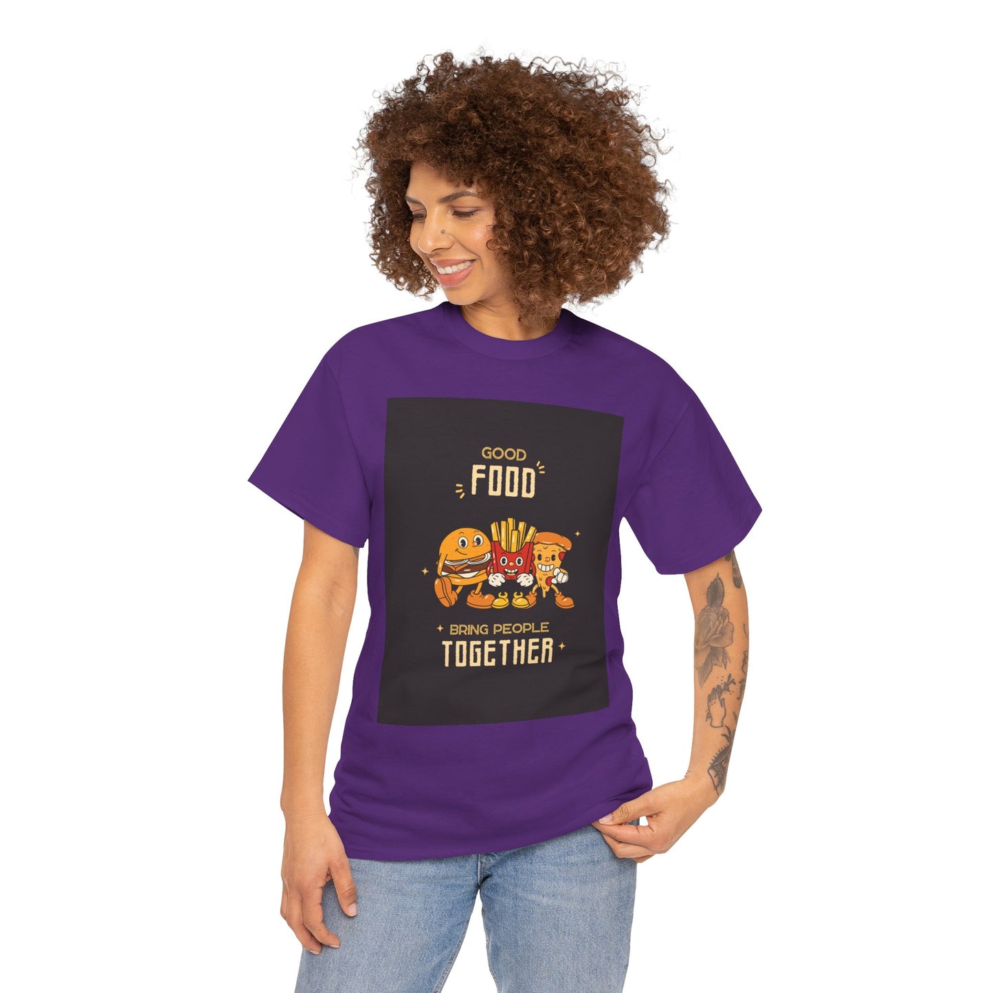 Good Food Unisex Tee | Fun Foodie Shirt, Gift for Food Lovers, Casual Wear, Kitchen Humor, BBQ Party