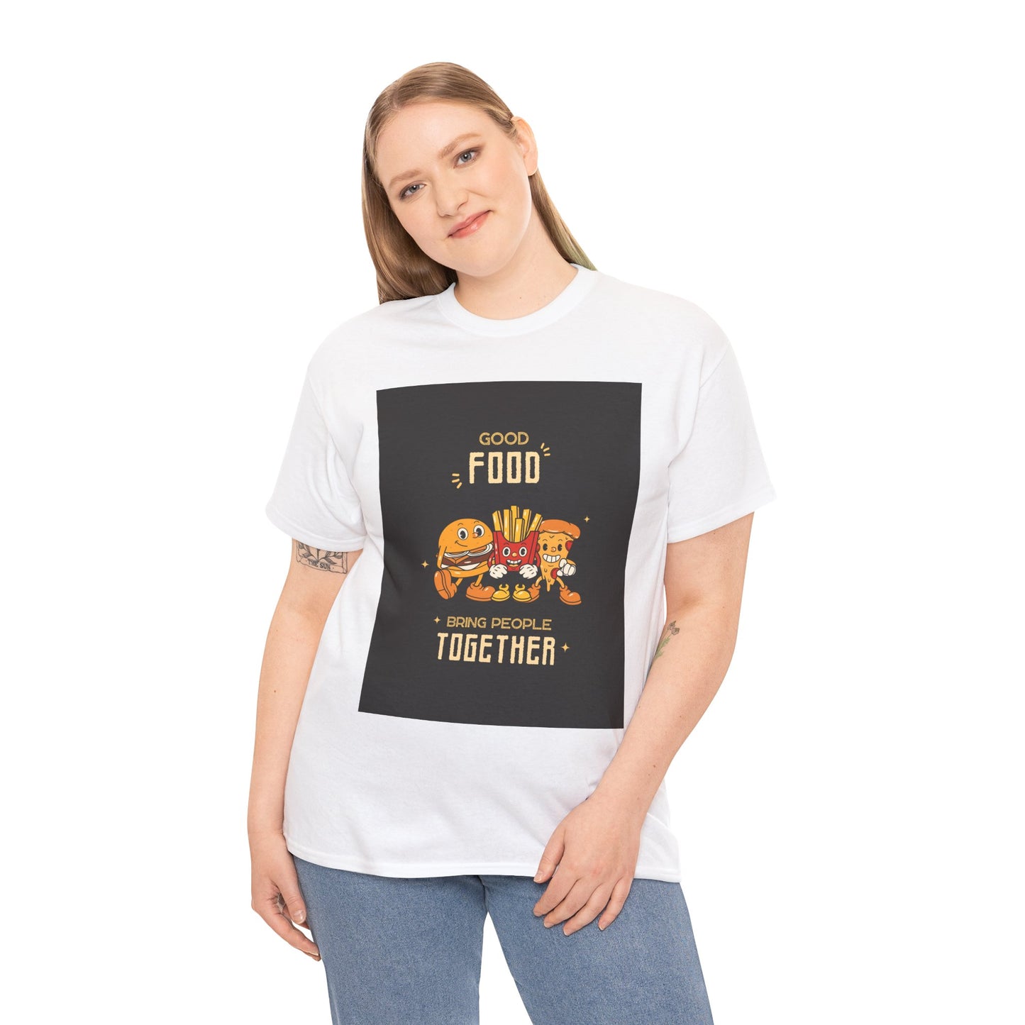 Good Food Unisex Tee | Fun Foodie Shirt, Gift for Food Lovers, Casual Wear, Kitchen Humor, BBQ Party