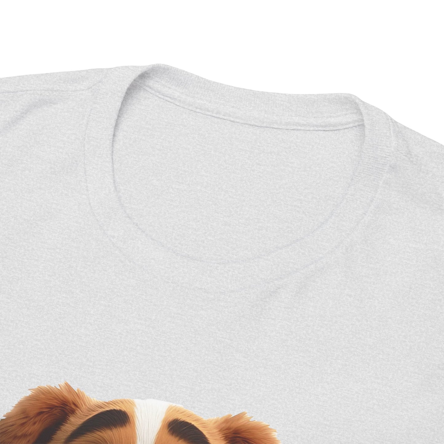 Cute Dog 3D Graphic Tee, Unisex Heavy Cotton T-Shirt, Dog Lover Gift, Fun Casual Wear