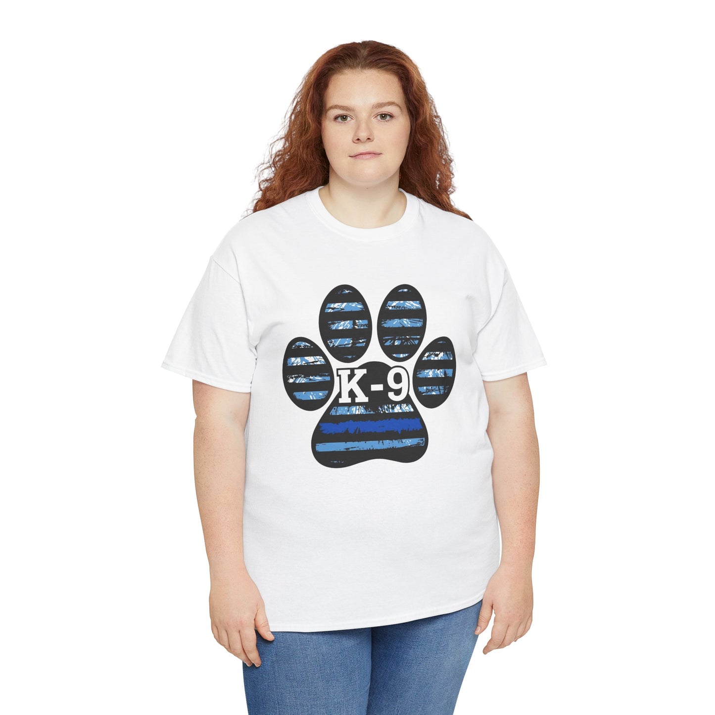 K-9 Paw Print Tee – Unisex Cotton Tee for Dog Lovers, Pet Owners, Animal Rescue Supporters