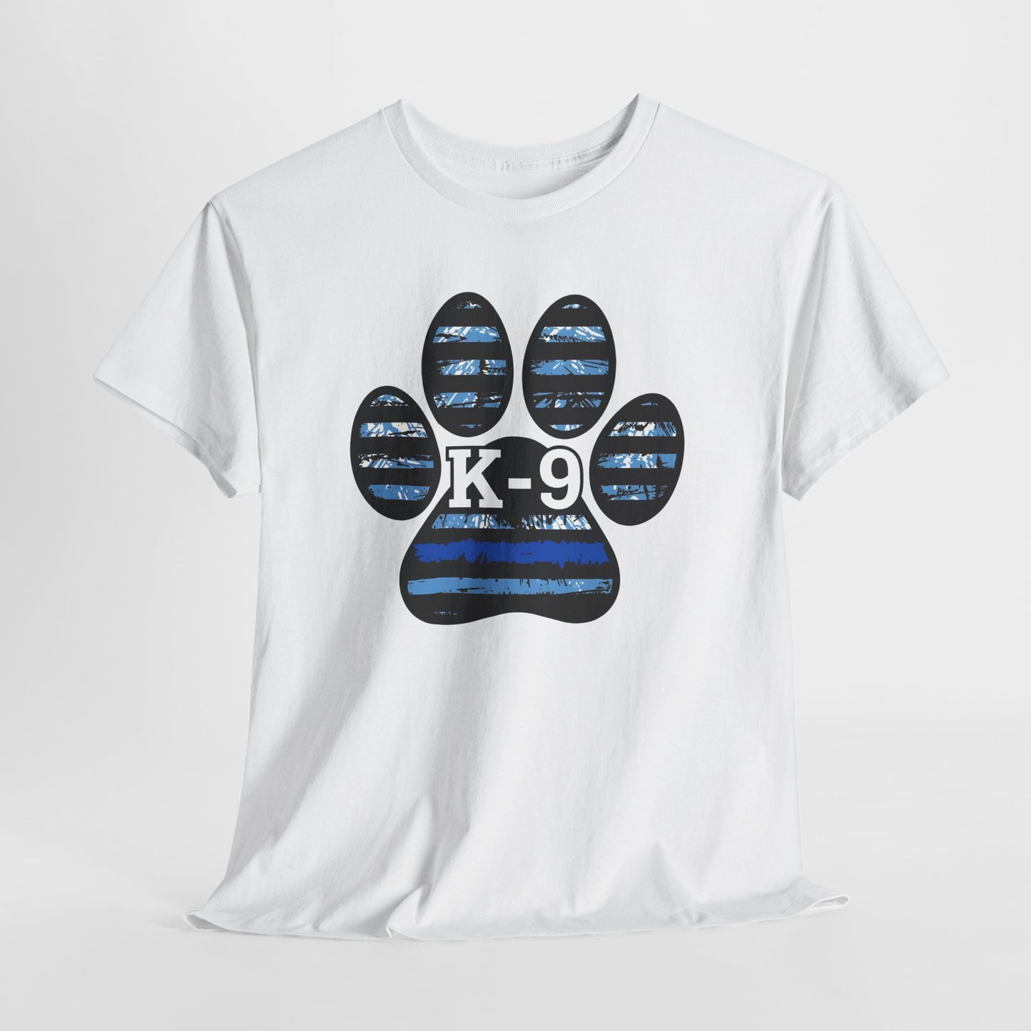 K-9 Paw Print Tee – Unisex Cotton Tee for Dog Lovers, Pet Owners, Animal Rescue Supporters