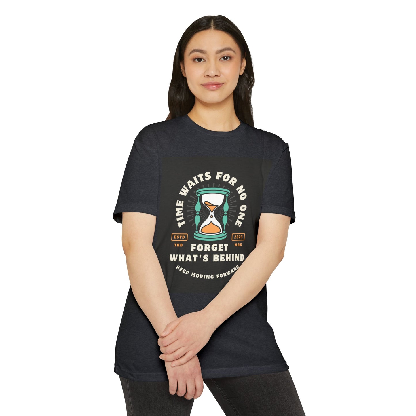 Inspirational Unisex T-Shirt: 'Time Waits for No One' - Motivational Tee, Casual Everyday Wear, Gift for Friends, Positive Message