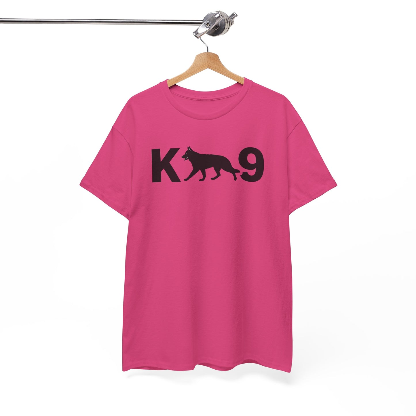 Black German Shepherd K9 Unisex Heavy Cotton Tee - Perfect for Dog Lovers, Pet Owners