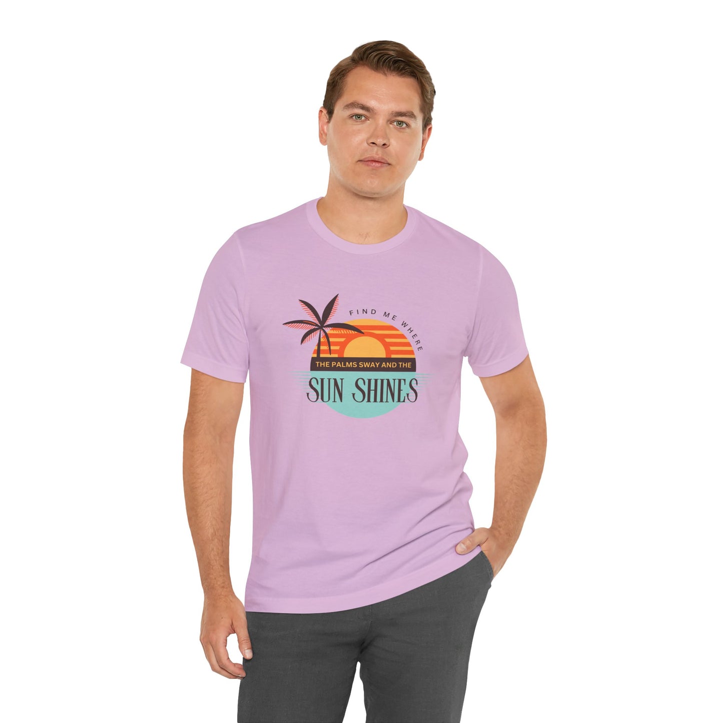 Tropical Vibes Tee - Relaxing Beach Sunset Design for Travelers and Summer Lovers, Perfect Gift for Vacations, Beach Days, and Casual Style