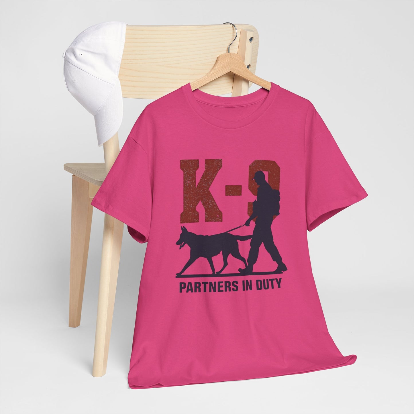 K-9 Partners in Duty Tee, Dog Handler T-Shirt, Dog Lover Tee, Police Dog Apparel, Dog Owner T-Shirt